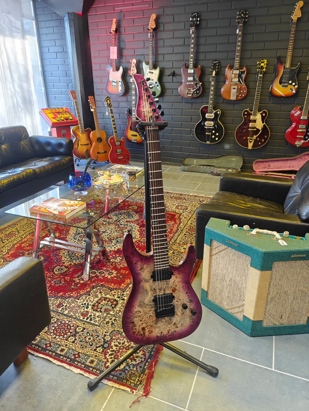 Schecter C-6 PRO Aurora Burst