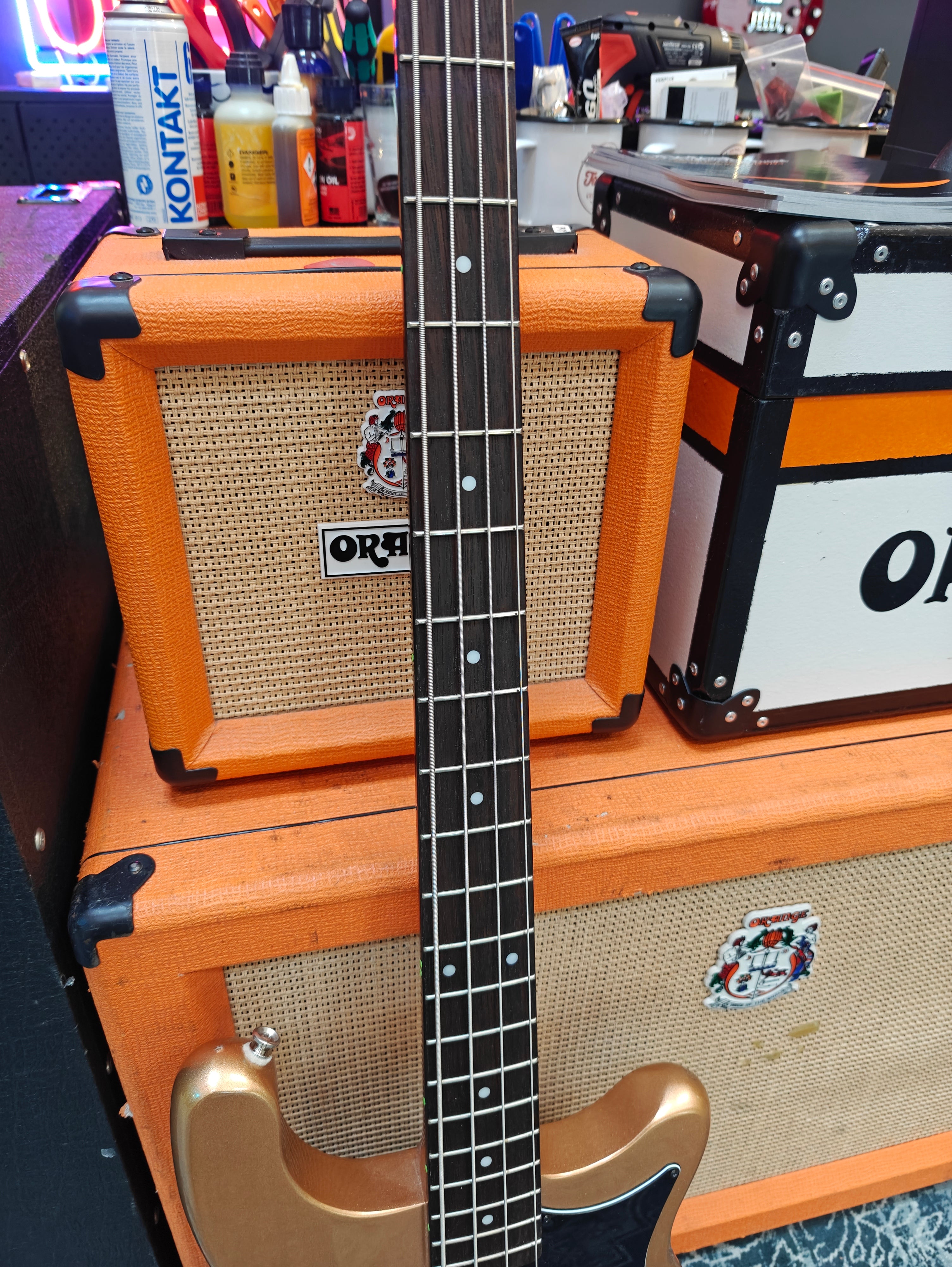 Epiphone Embassy Bass Smoked Almond Metallic – Tonefest Guitar Gallery
