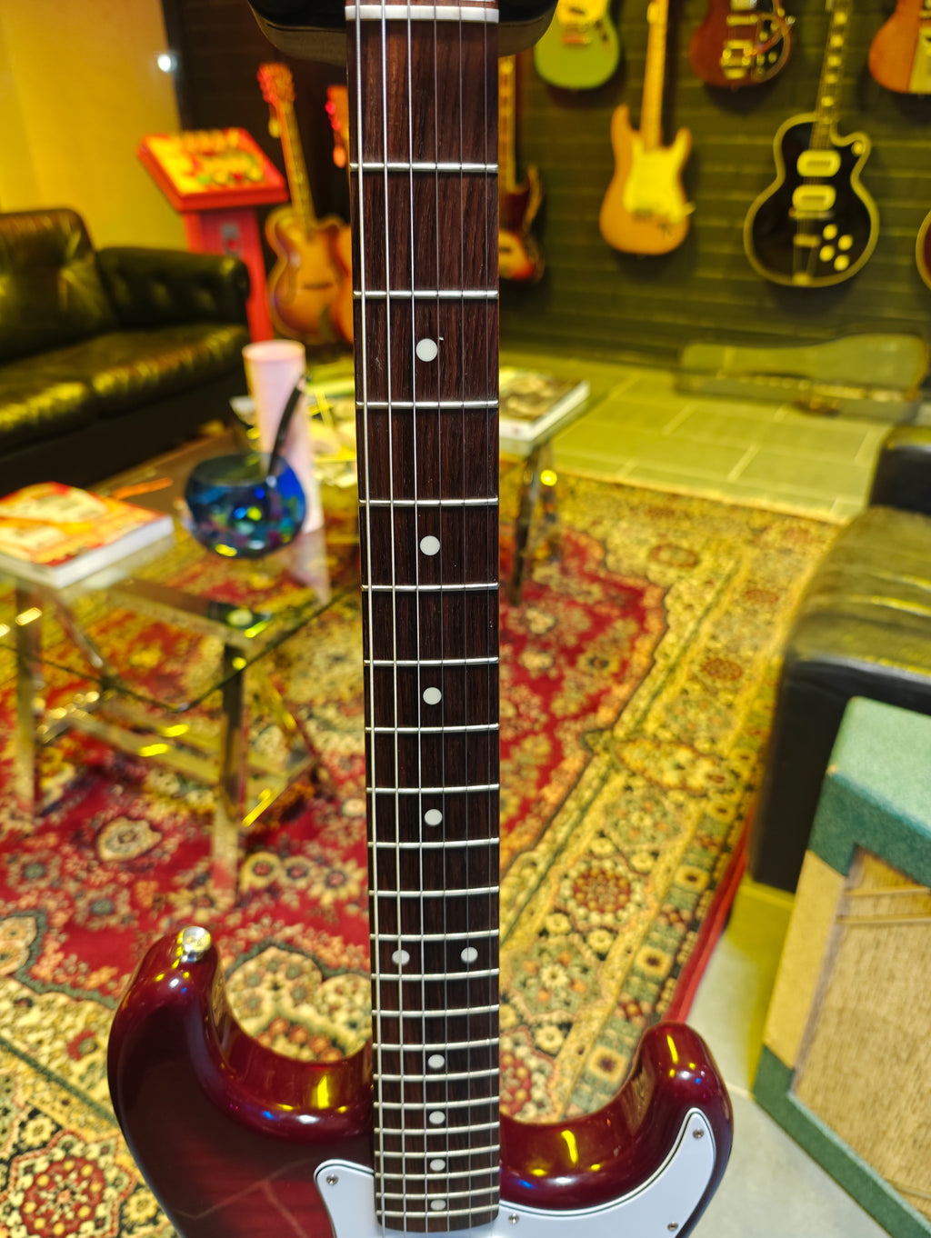Fender Stratocaster ST-62DGF Foto Flame Wine Red 1995
