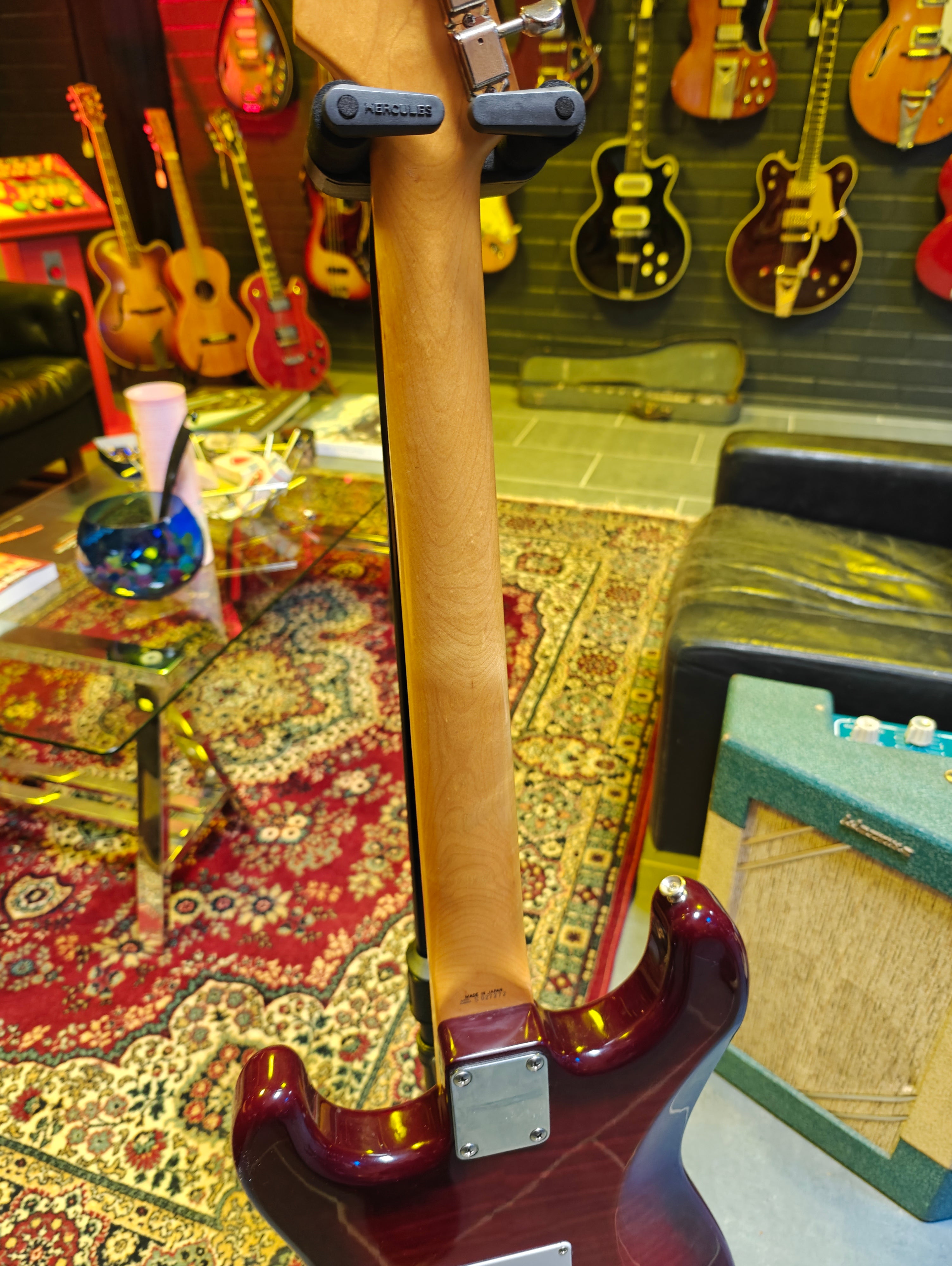 Fender Stratocaster ST-62DGF Foto Flame Wine Red 1995