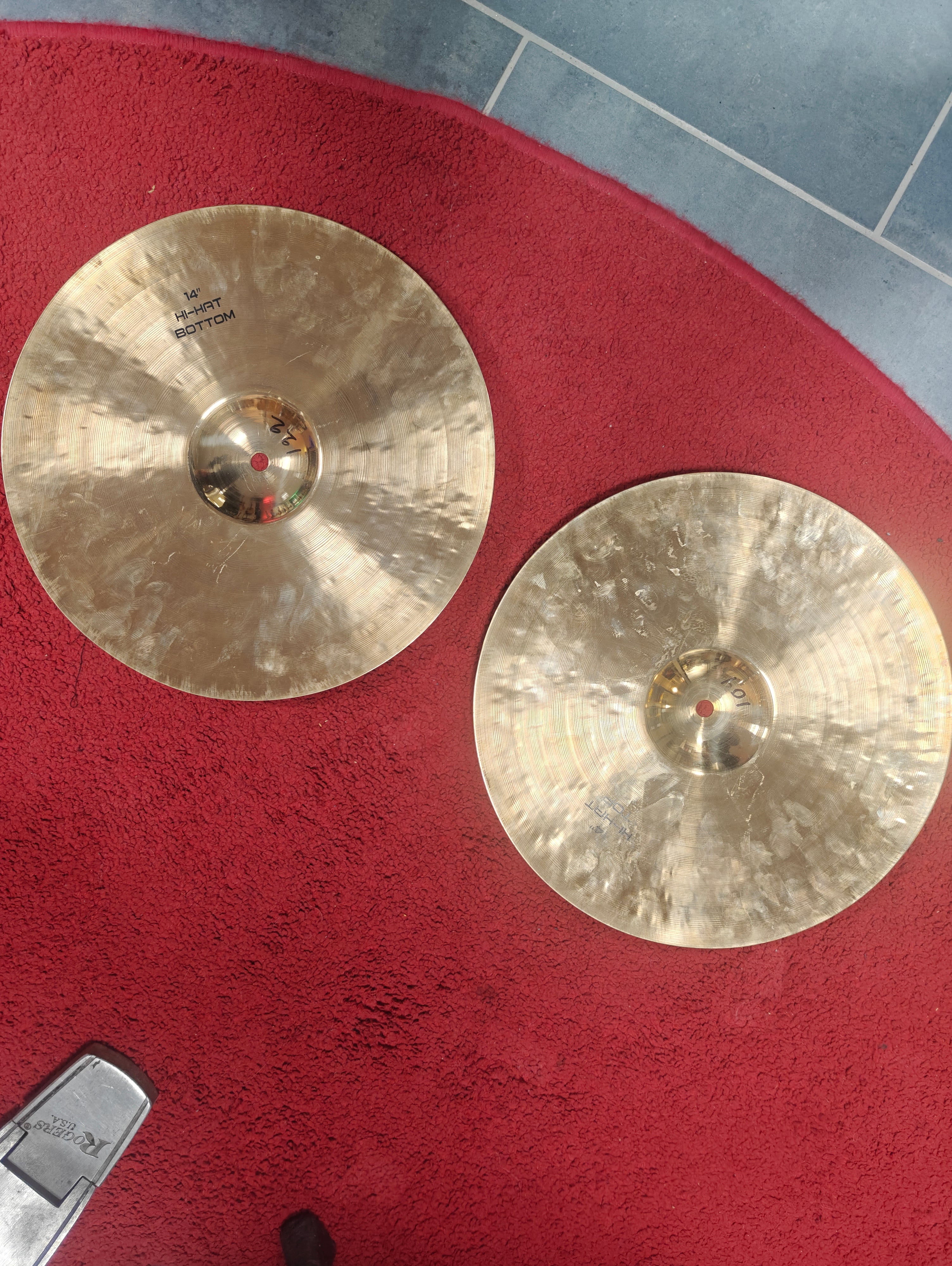 Amedia Ancyra 14" Hi-hats Tillverkad i Turkiet