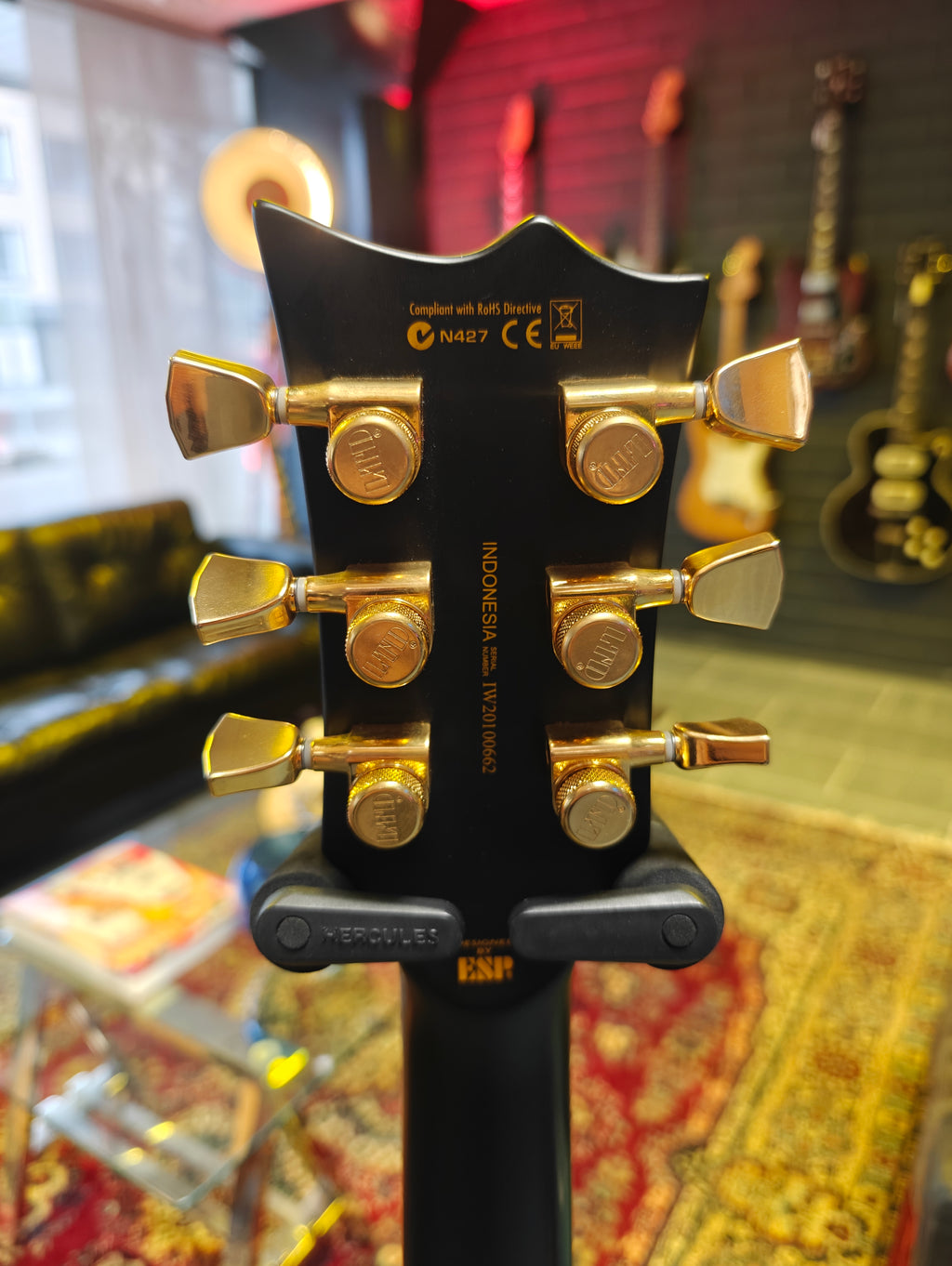 ESP LTD EC-1000 EMG Vintage Black