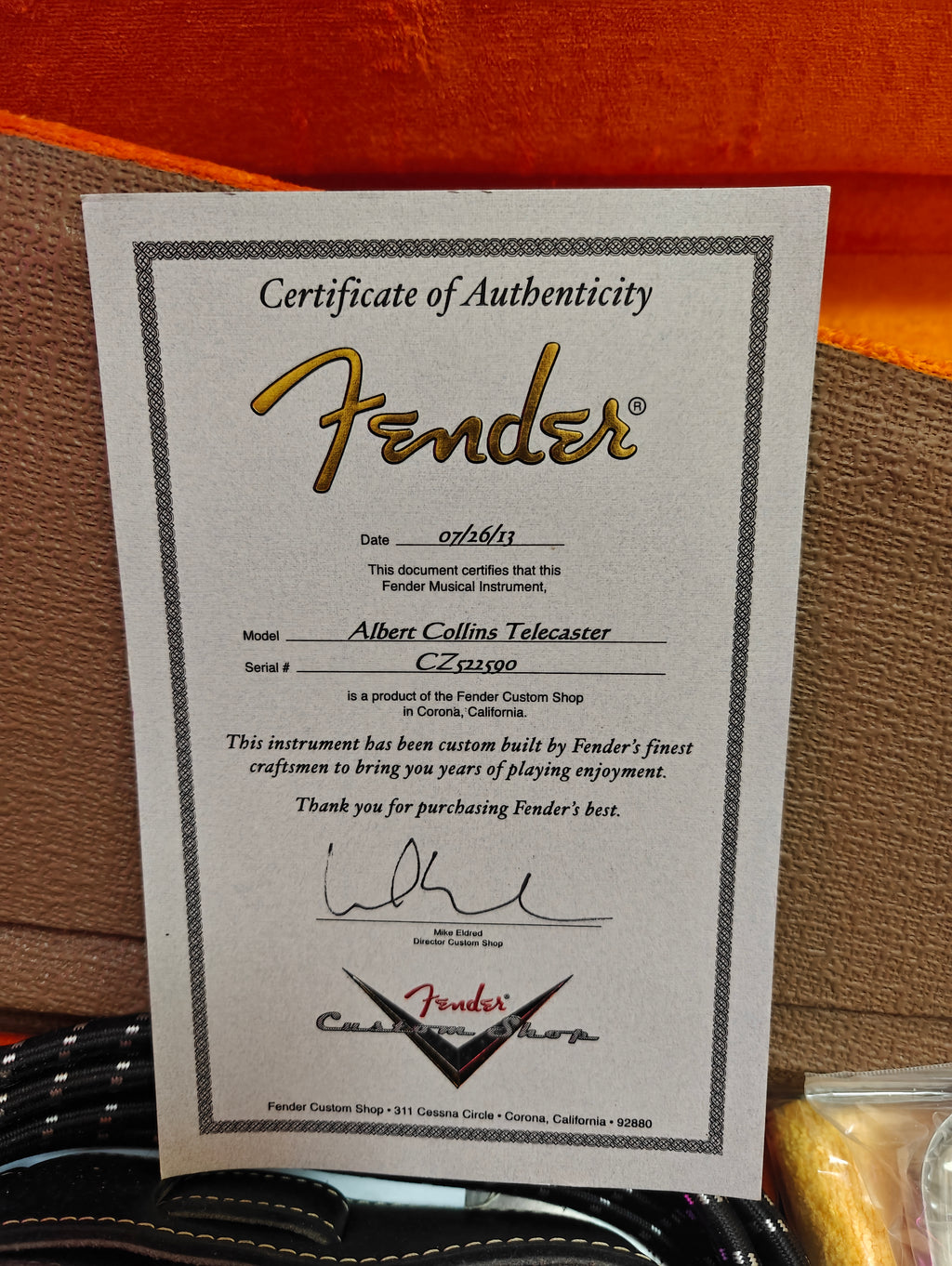 Fender Custom Shop Albert Collins Signature Telecaster 2013