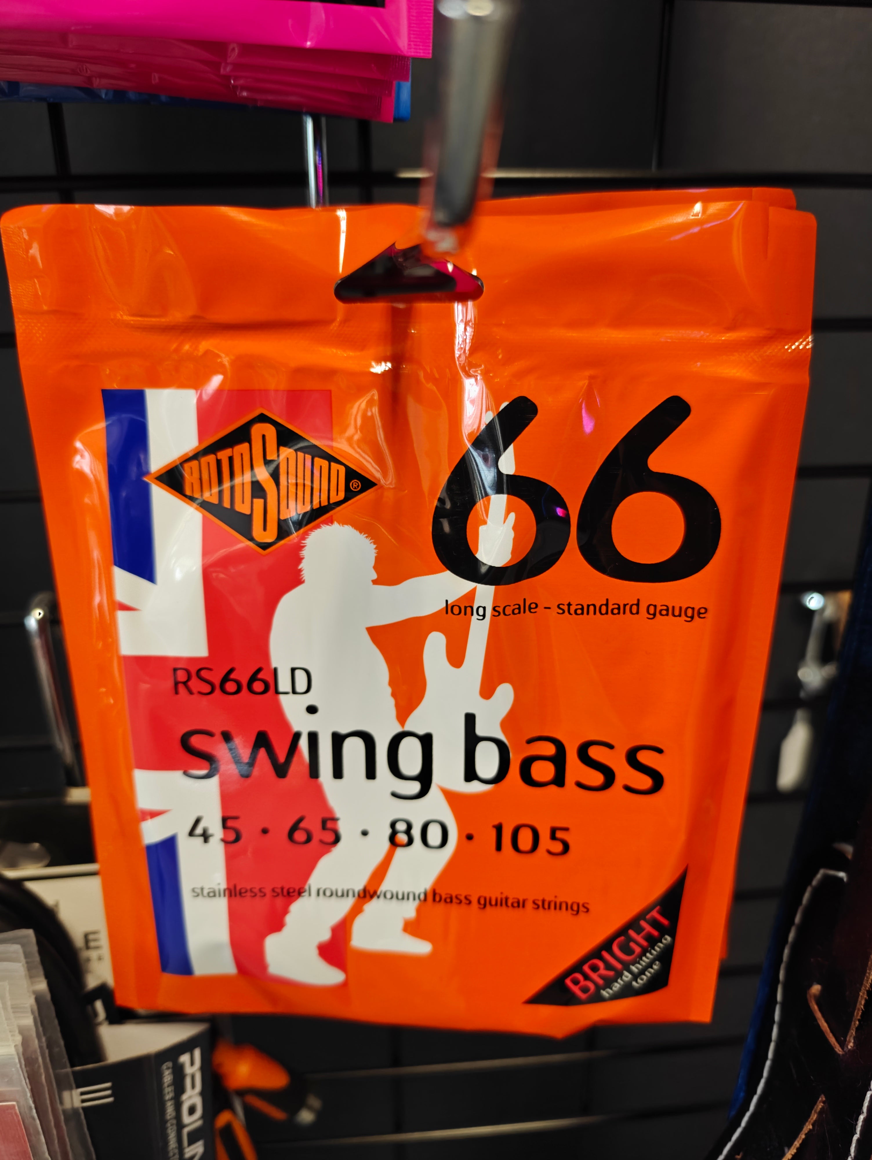 Rotosound RS66EL Swing Bass Electric Bass Guitar Strings 045-105