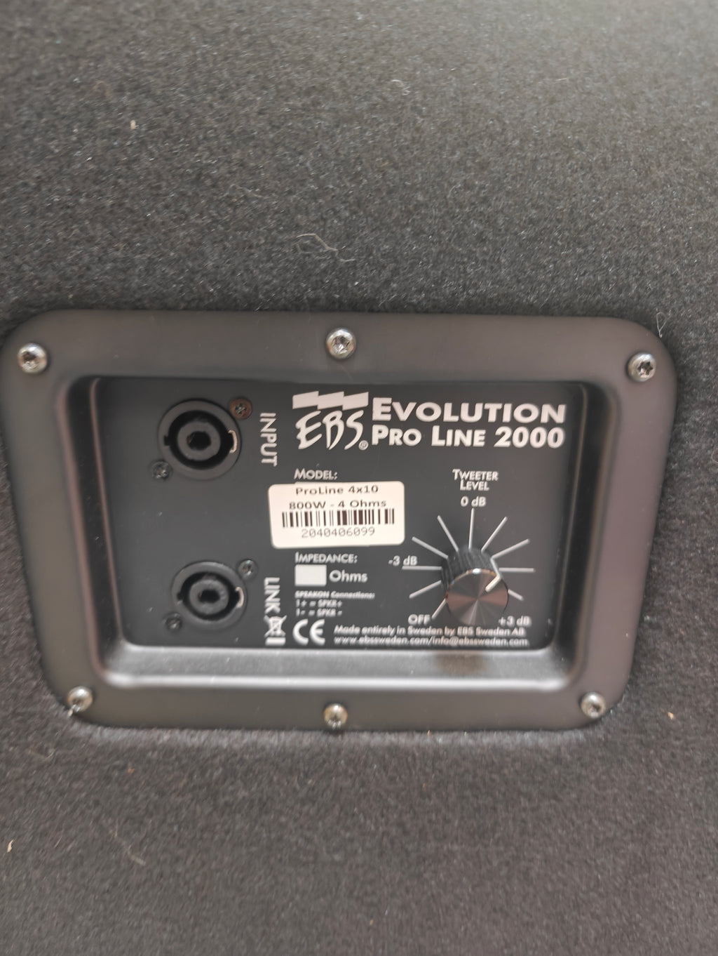 EBS Proline 410 Cabinet