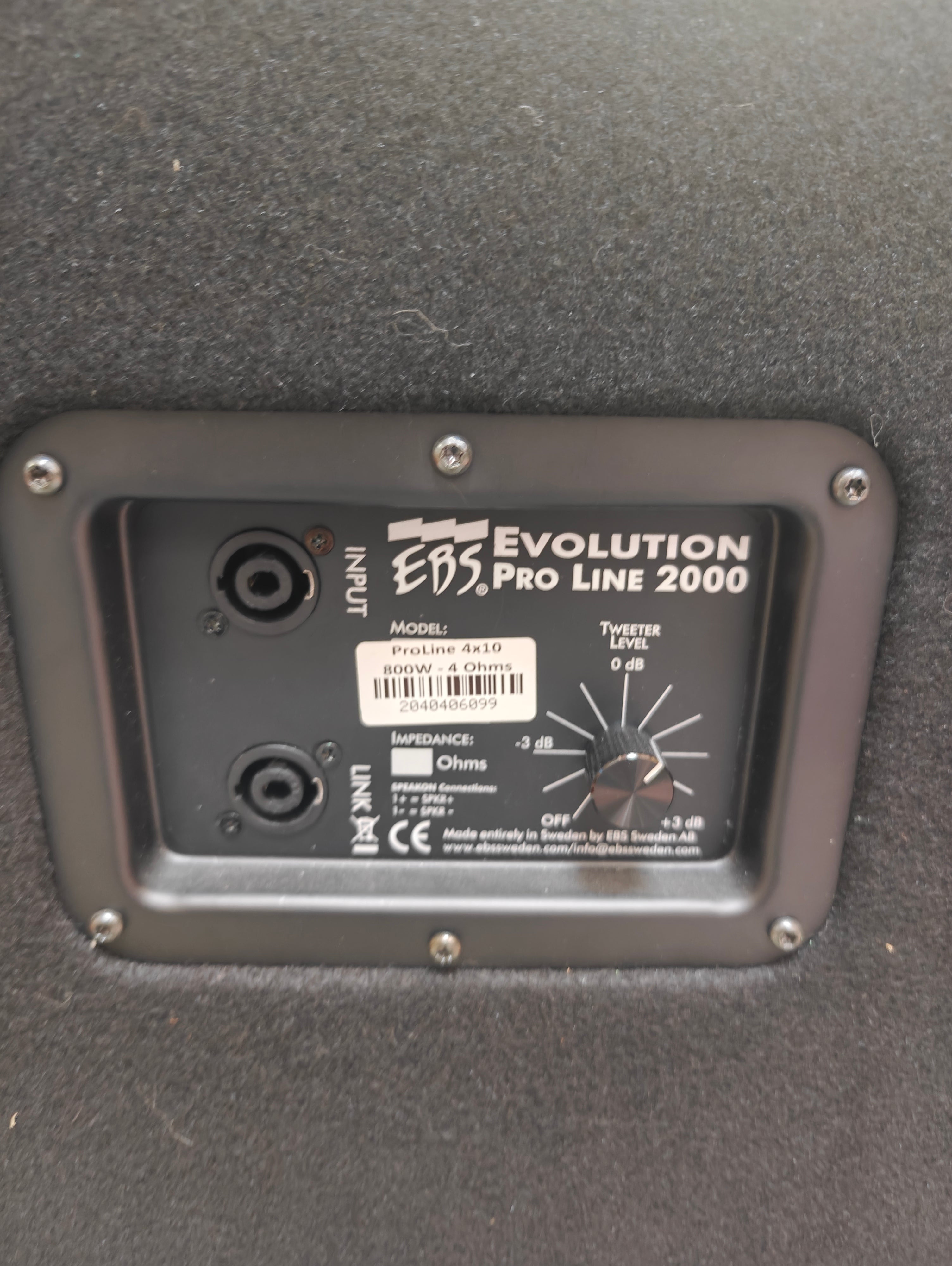 EBS Proline 410 Cabinet