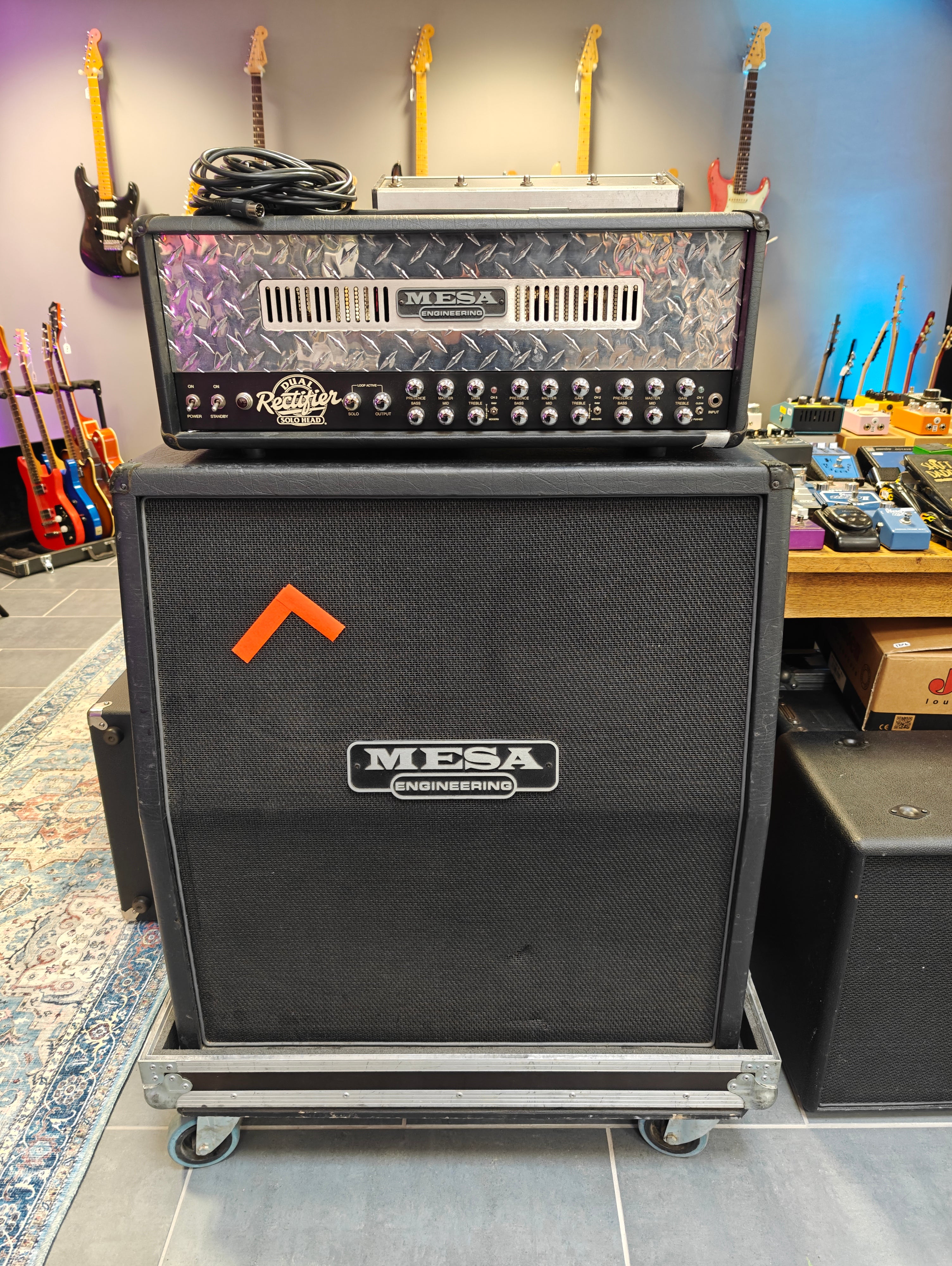 Mesa Dual Rectifier 100W Solo Head & Mesa 4x12 Slant Cabinet