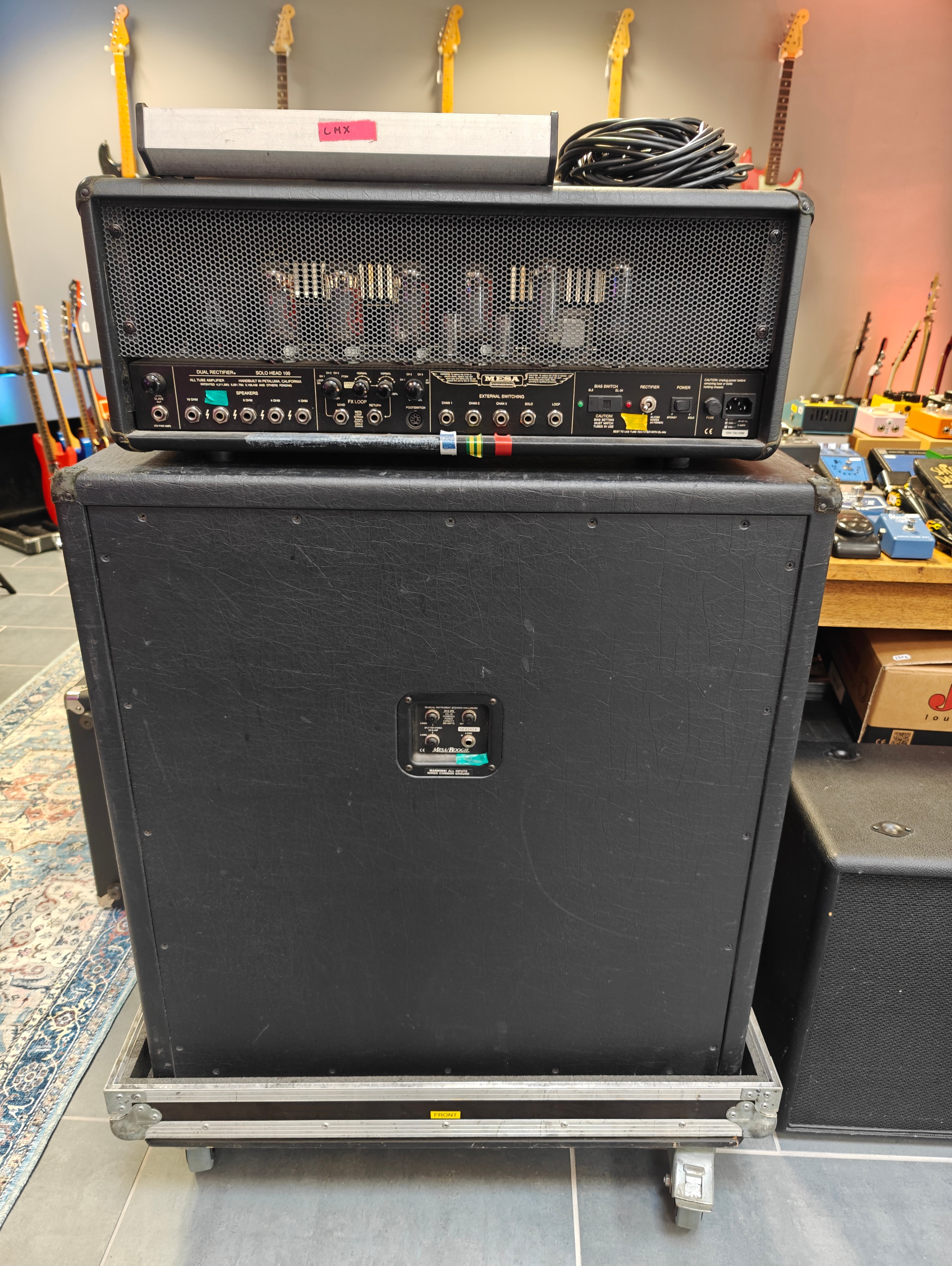 Mesa Dual Rectifier 100W Solo Head & Mesa 4x12 Slant Cabinet
