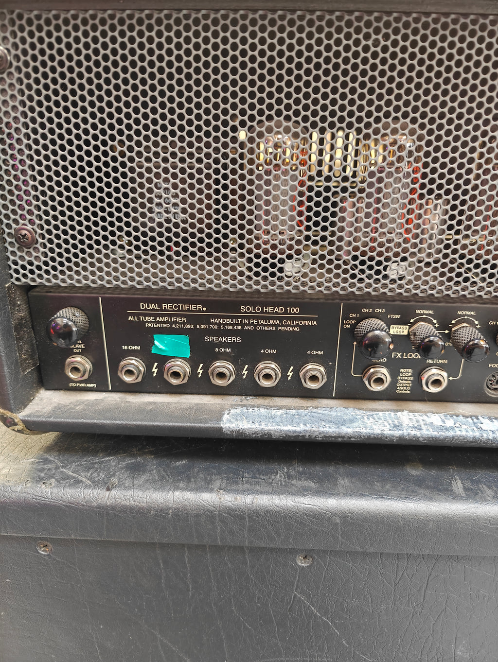 Mesa Dual Rectifier 100W Solo Head & Mesa 4x12 Slant Cabinet