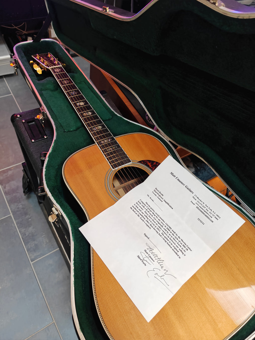 RESERVED Martin Custom Shop HD-28/D-45 2006 ex-Steve Earle