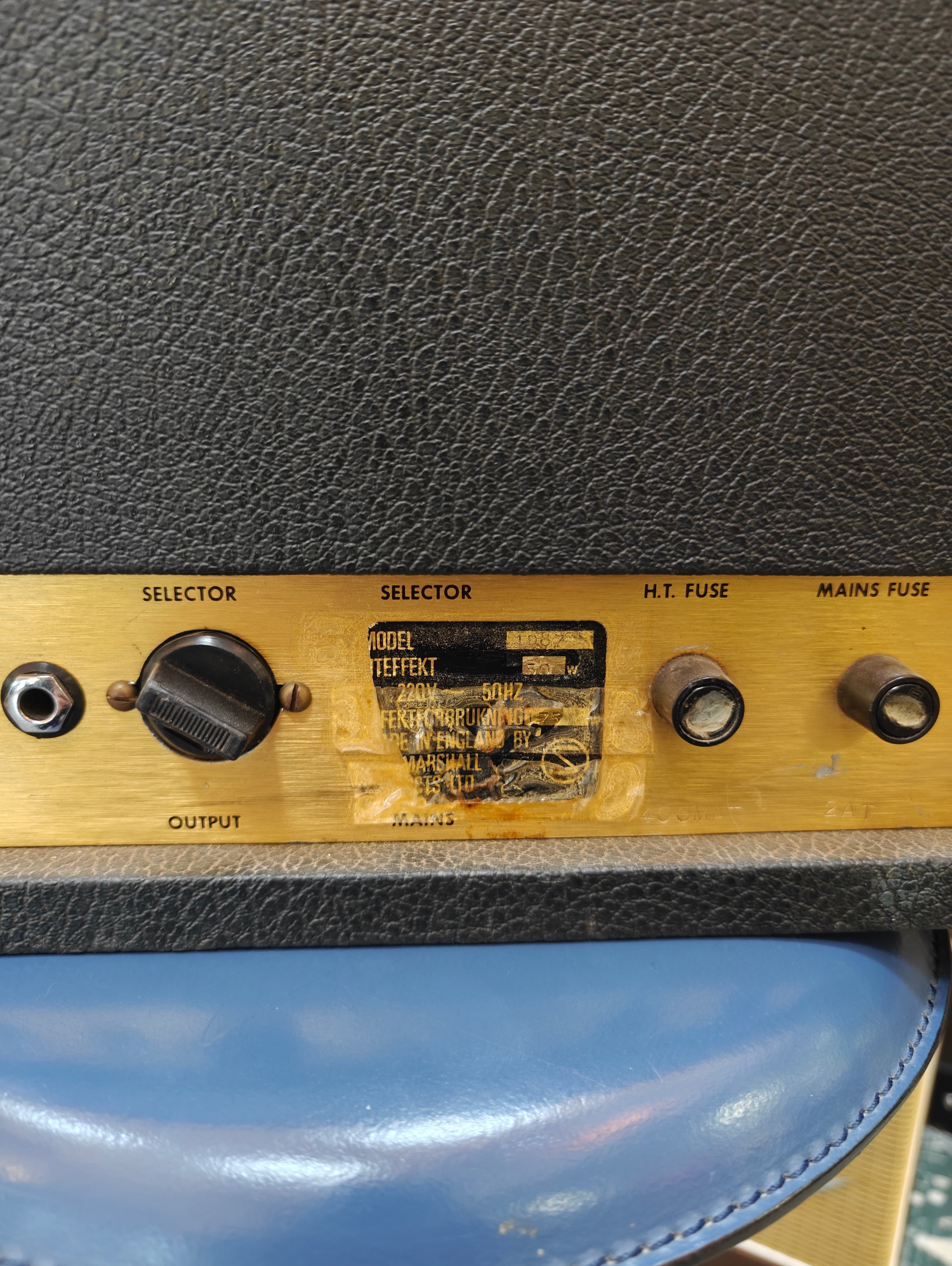 Marshall JMP 1987 Cabezal de 50w 1972