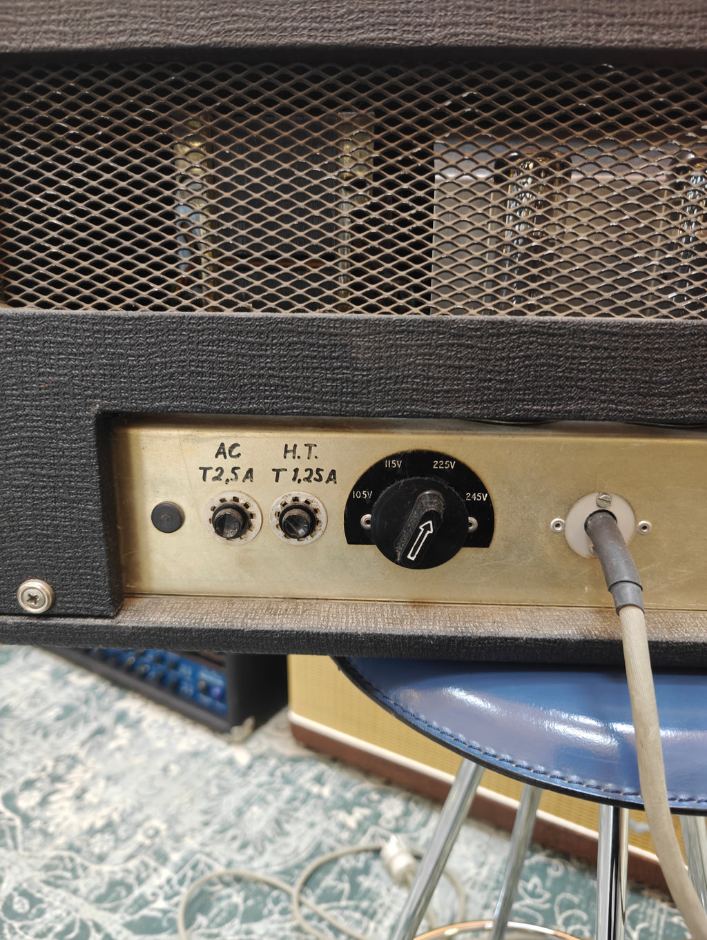 Hiwatt DR103 w/Marshall 4x12" 1960 B Cabinet 1970s ex-Ile Kallio of Hurriganes