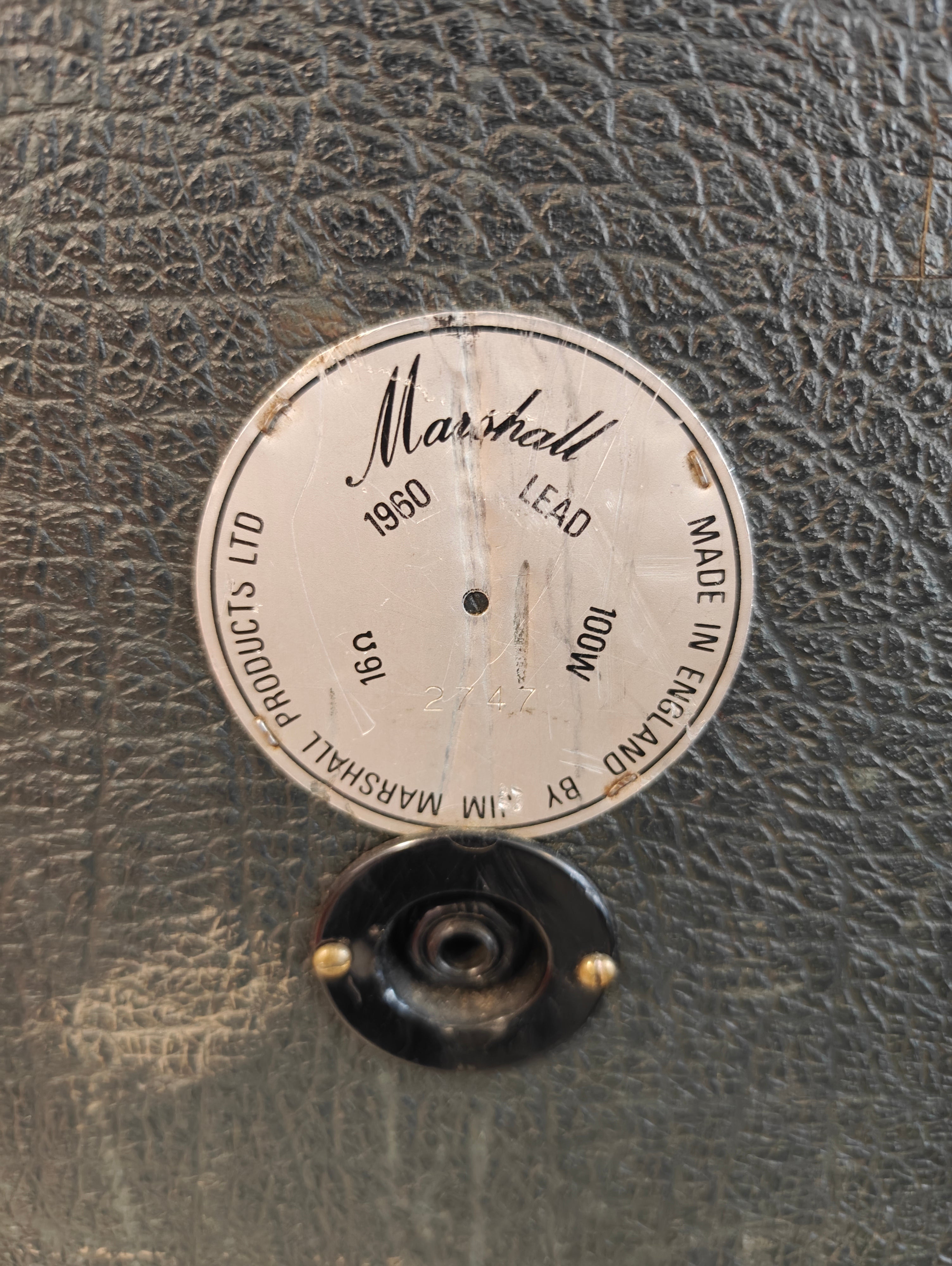 Marshall Gabinete 4x12" 1960A años 70