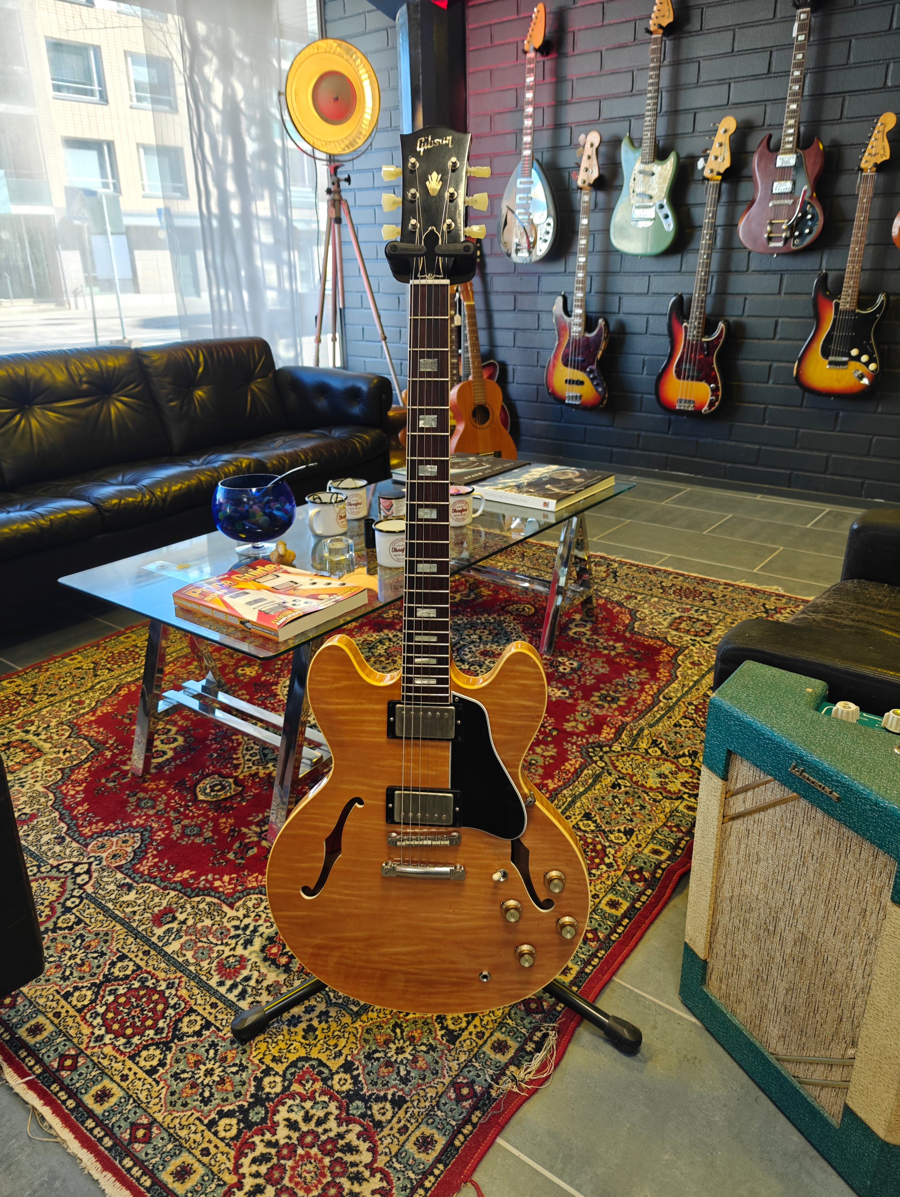 Gibson Memphis 63 Block ES-335 Hand Selected Top and Back Vintage Natural 2016