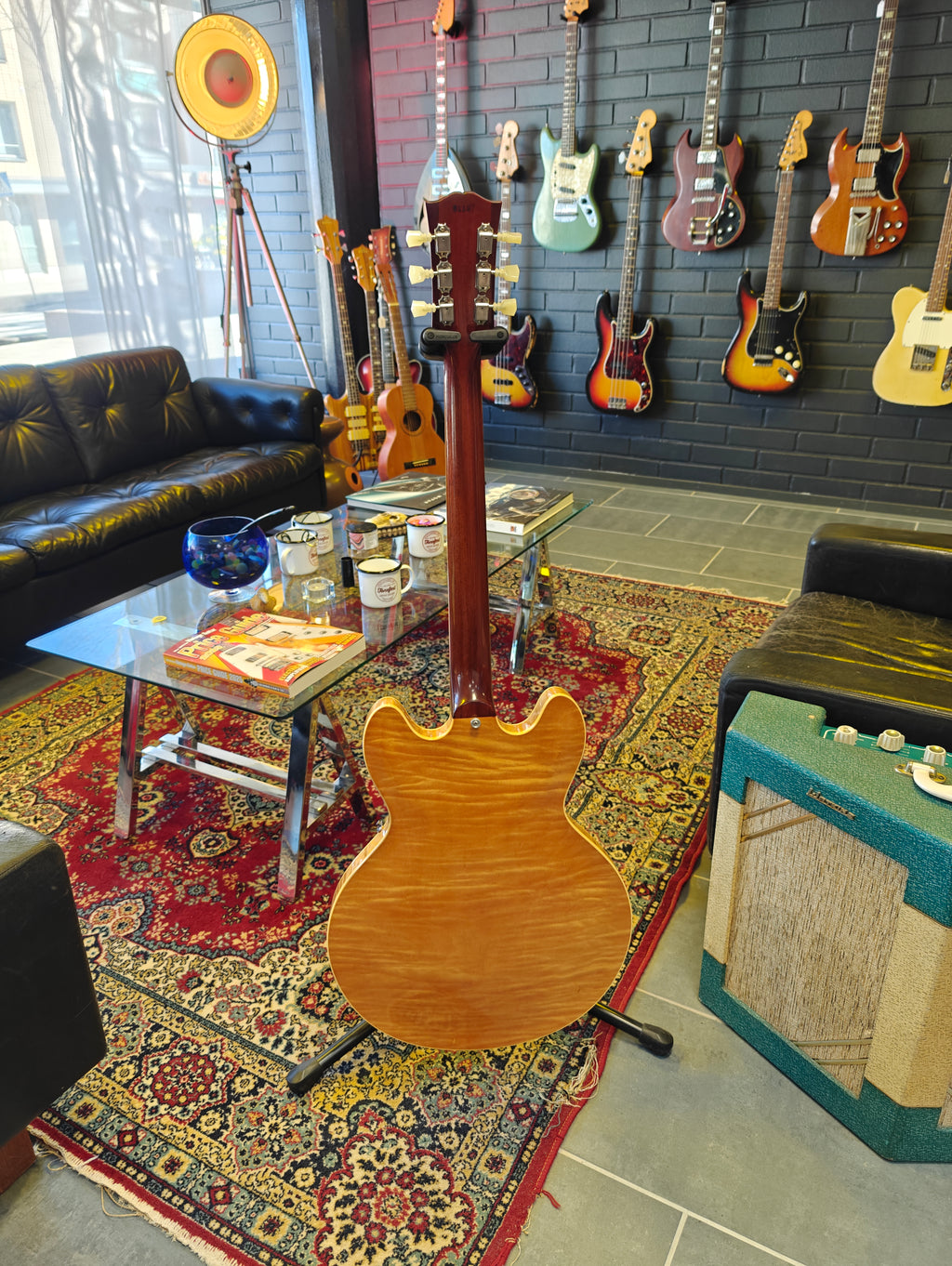 Gibson Memphis 63 Block ES-335 Hand Selected Top and Back Vintage Natural 2016