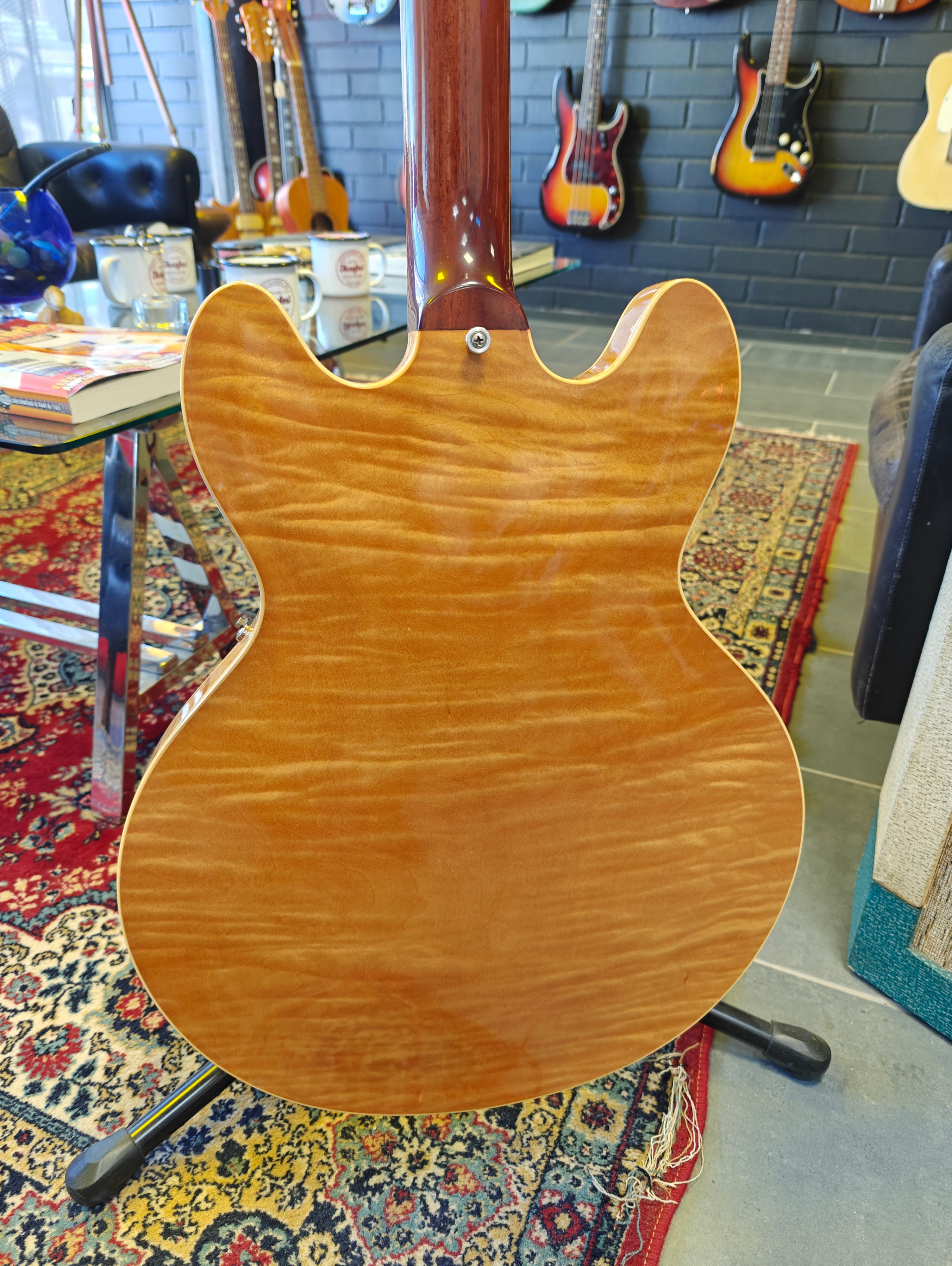 Gibson Memphis 63 Block ES-335 Hand Selected Top and Back Vintage Natural 2016