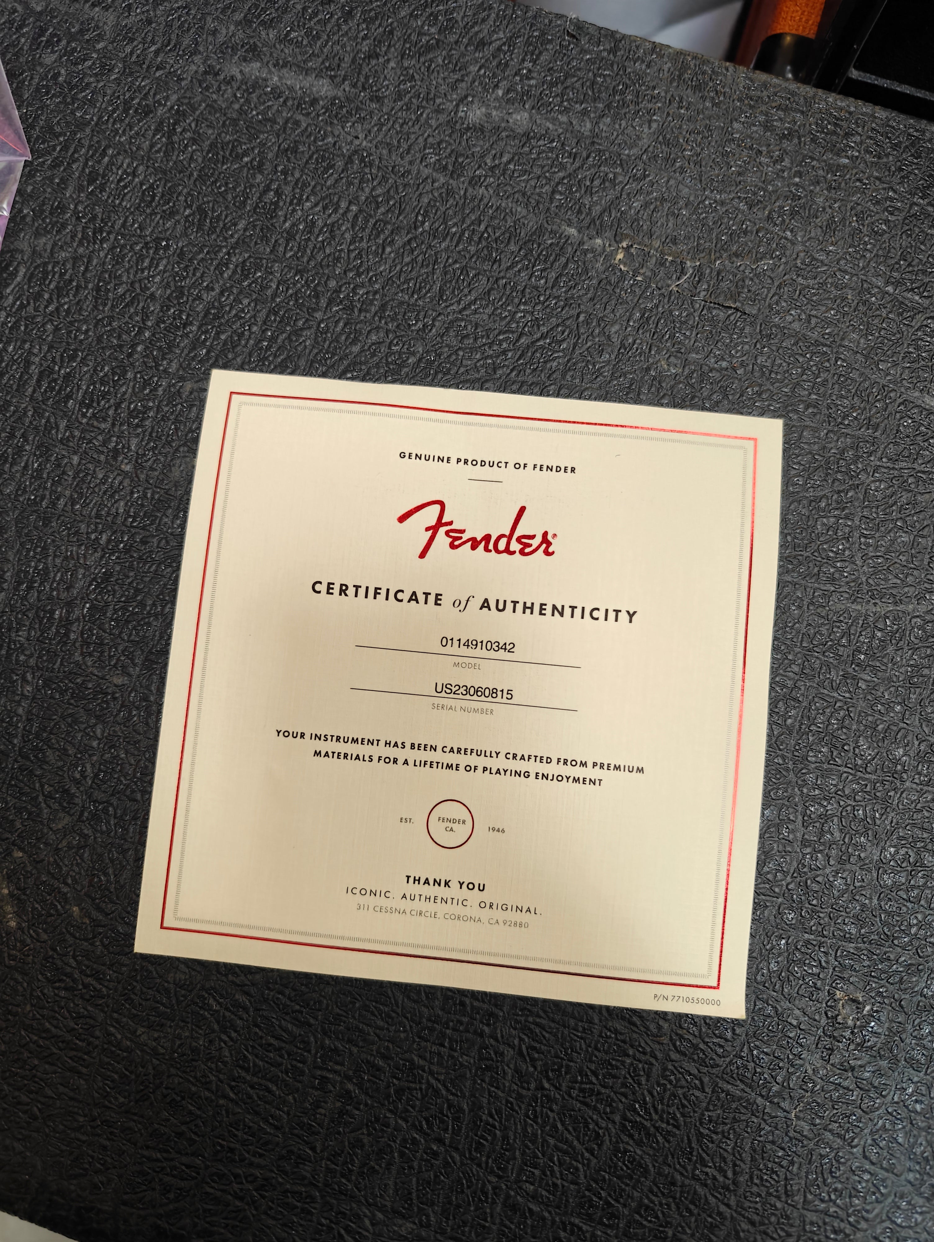 Fender American Performer Stratocaster RW HBST