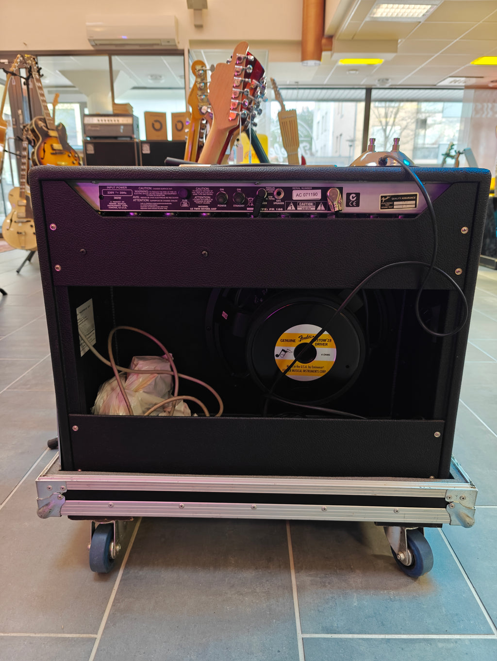 Fender '65 Twin Custom 15 2-Channel 85-Watt 1x15"