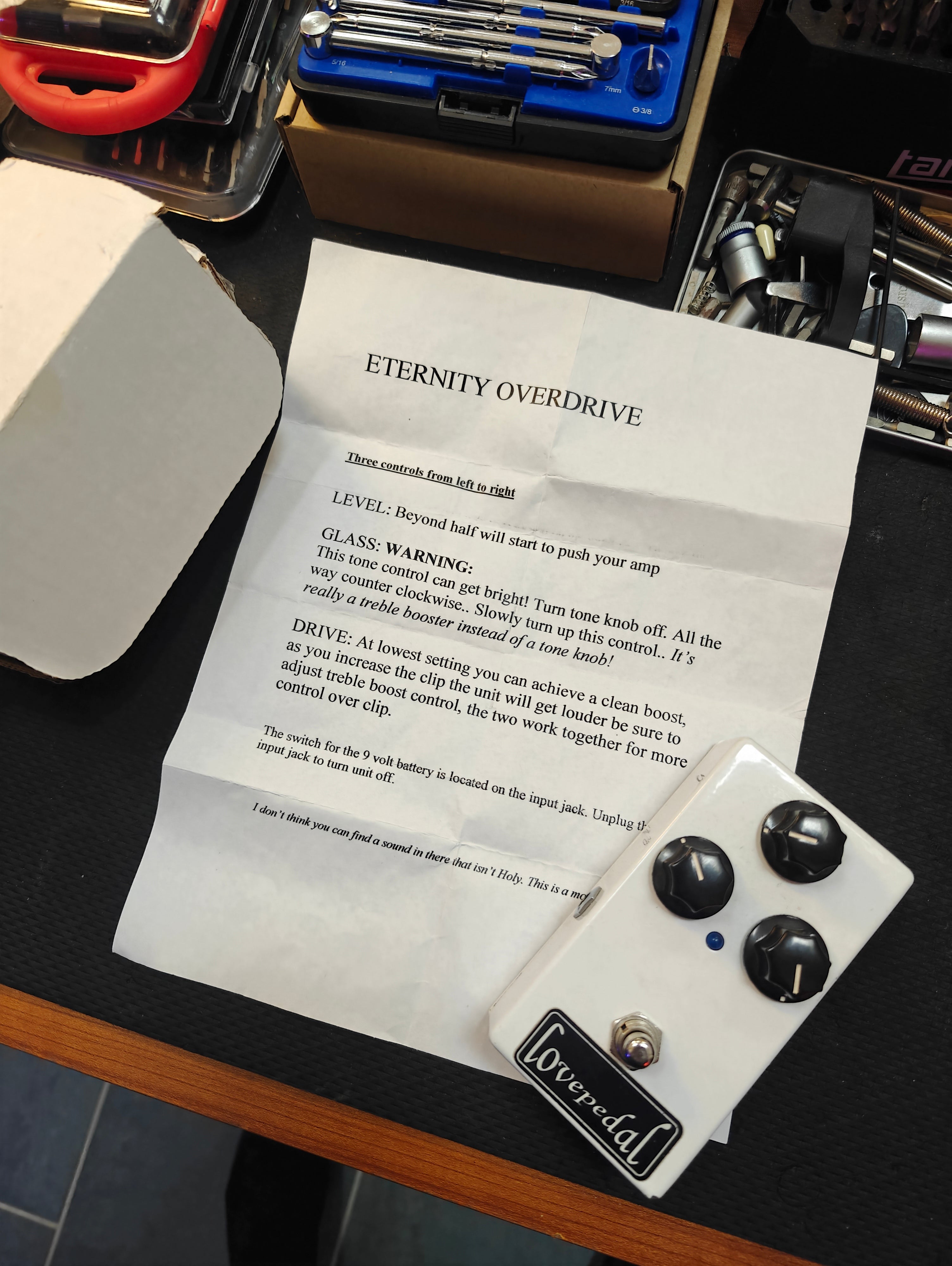 Lovepedal Eternity E6 Overdrive (PCB)