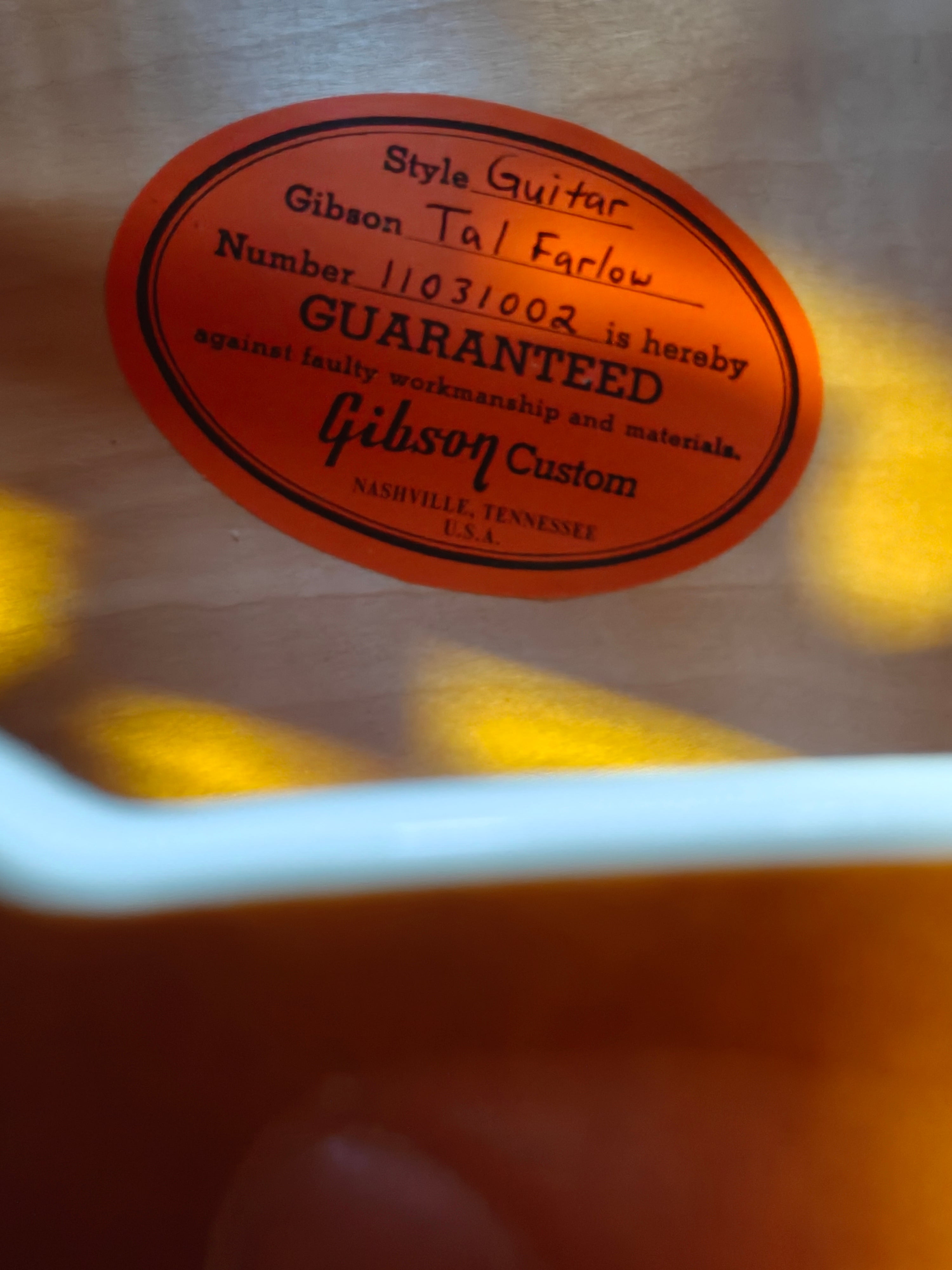 Gibson Tal Farlow 2011