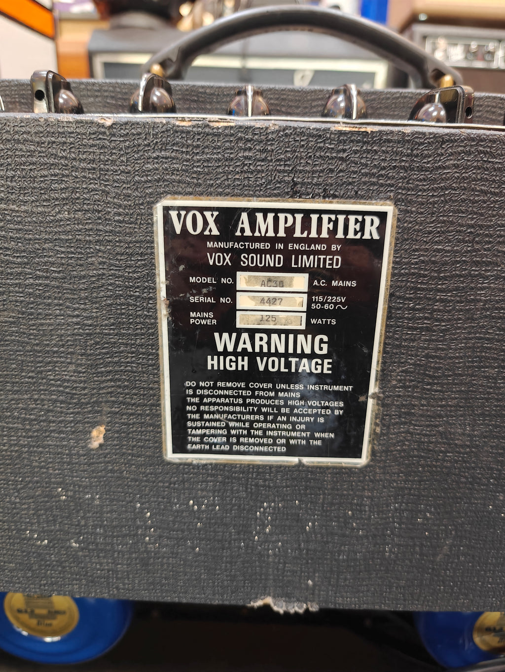Vox AC-30 Top Boost 1978 w/ flight case