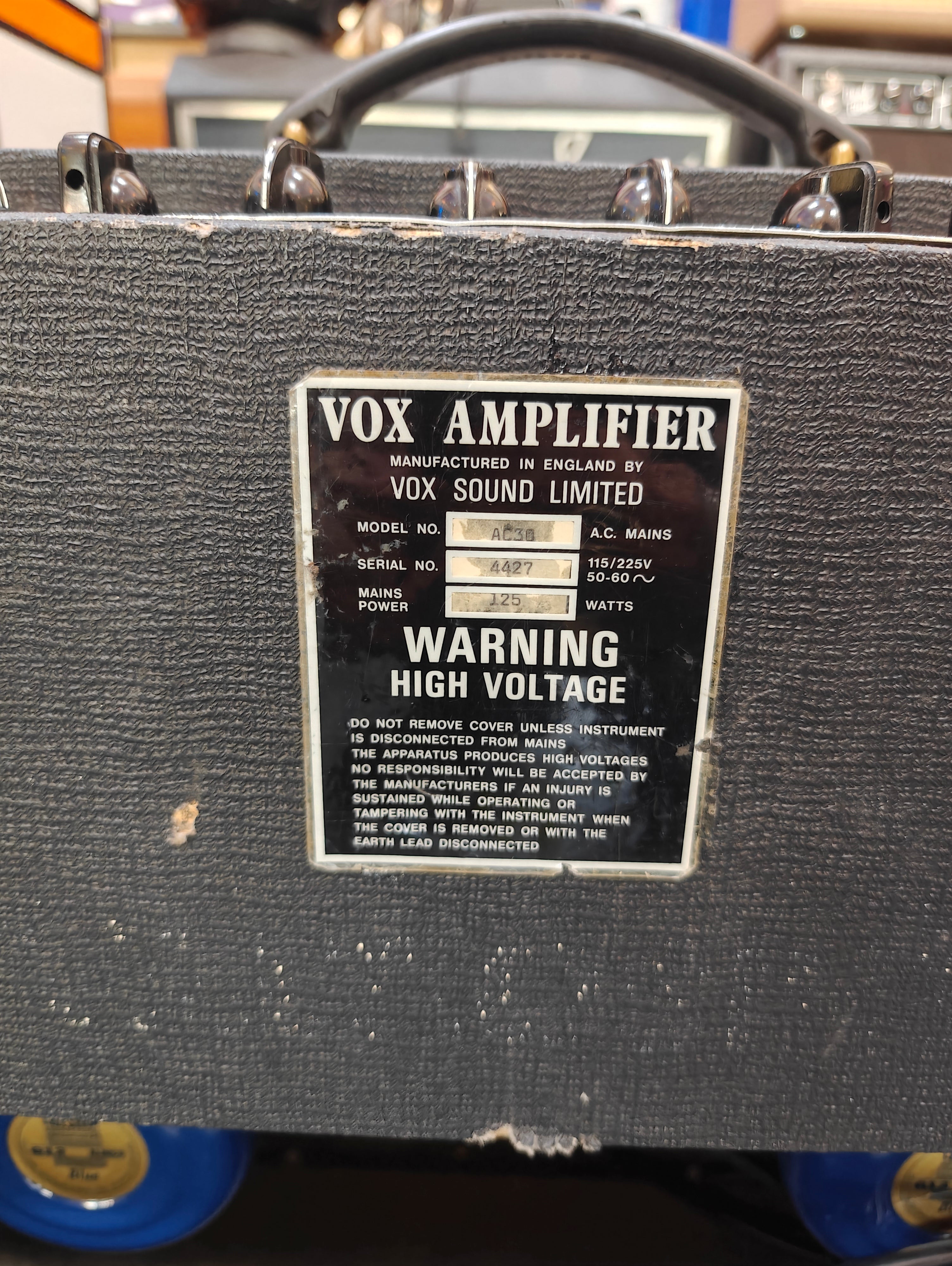 Vox AC-30 Top Boost 1978 w/ flight case