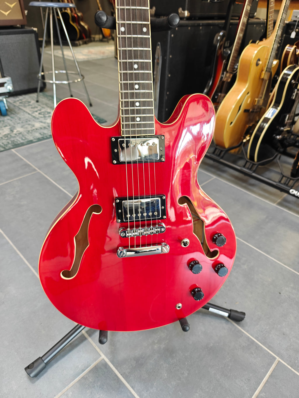 Green Comfort Series "ES-335" w/ Lundgren Pickups