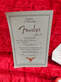 Fender Custom Shop Stratocaster 1958 Cunetto Fiesta Red Relic PD-3 1997