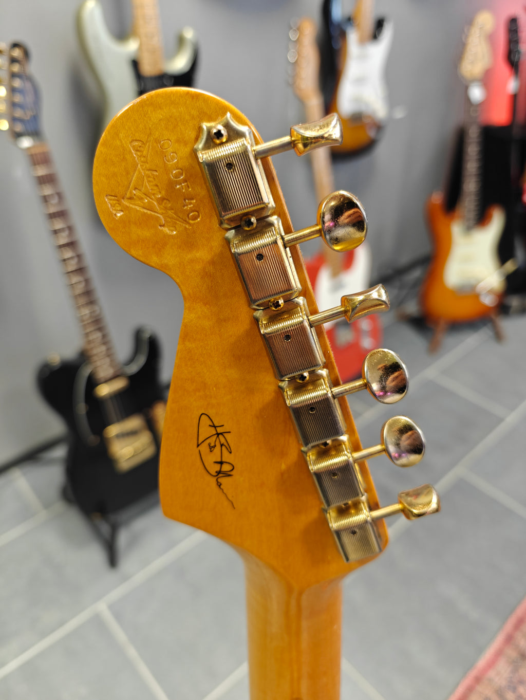 Fender Custom Shop Stratocaster 1958 Cunetto Fiesta Red Relic PD-3 1997