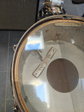 Gretsch Model 4157, 5 x 14 Champagne Sparkle Pearl Wood Snare Drum 1960s