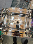 Rogers "5-Line" Dyna-Sonic 5x14" Chrome Over Brass Snare Drum with Script Logo