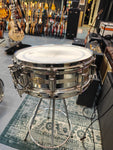 Rogers "5-Line" Dyna-Sonic 5x14" Chrome Over Brass Snare Drum with Script Logo