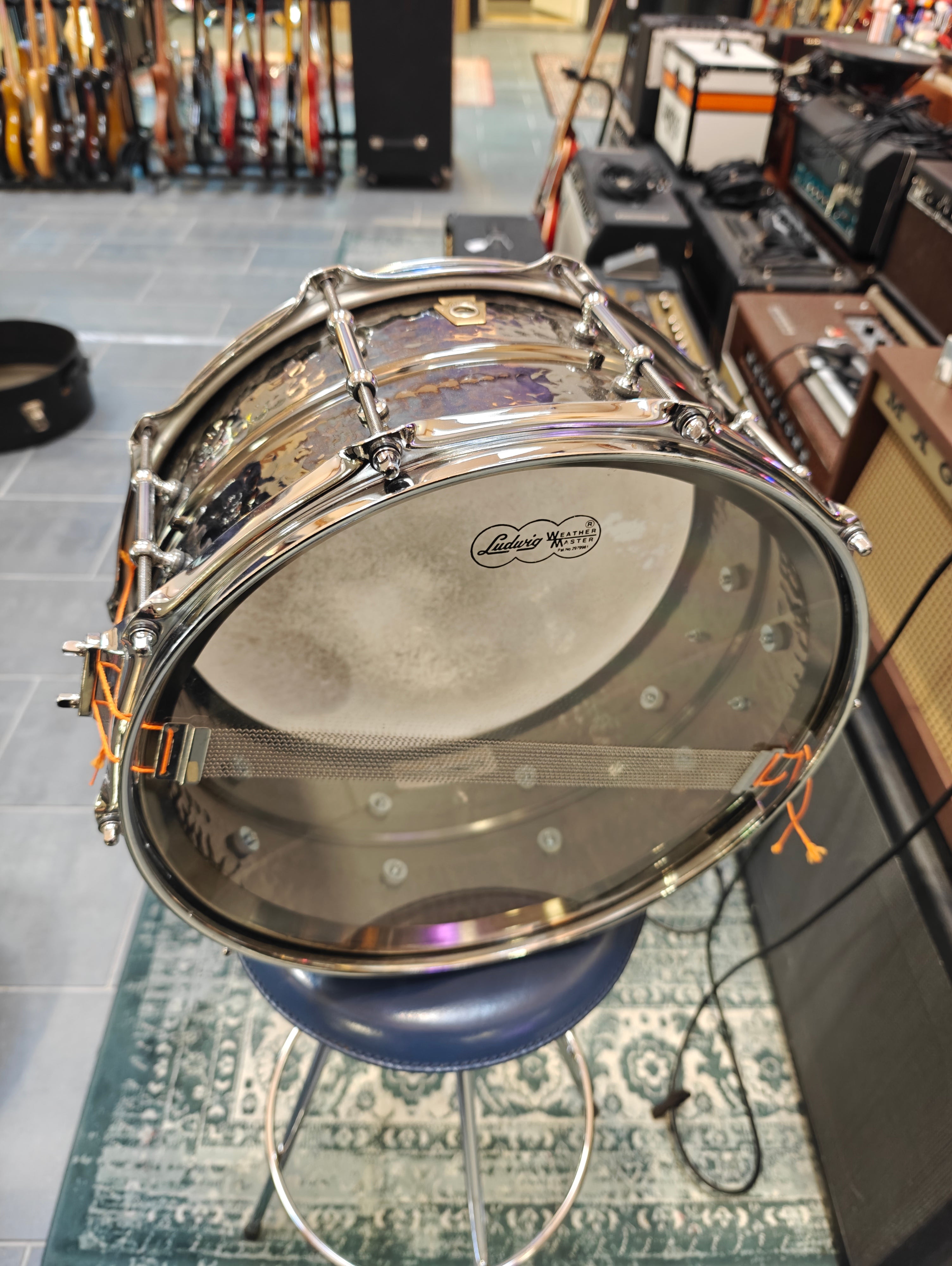 Ludwig Black Beauty Hammered 14 x 6.5