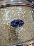 Leedy 15 x 6 3-Ply Silver Sparkle 1950s