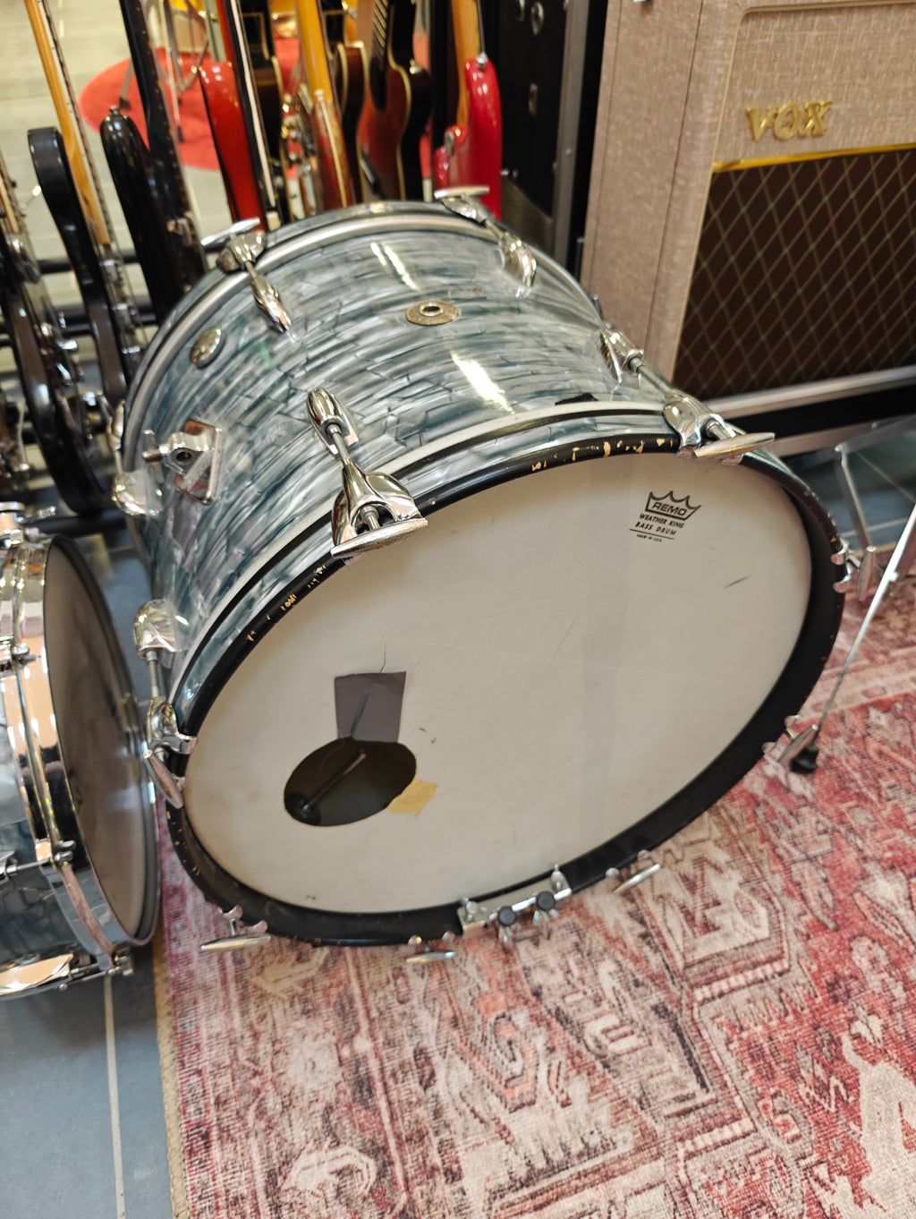 Gretsch 1960s Midnight Blue Pearl 20, 12, 14 & 16, 14 x 5 4157 Snare 1960s