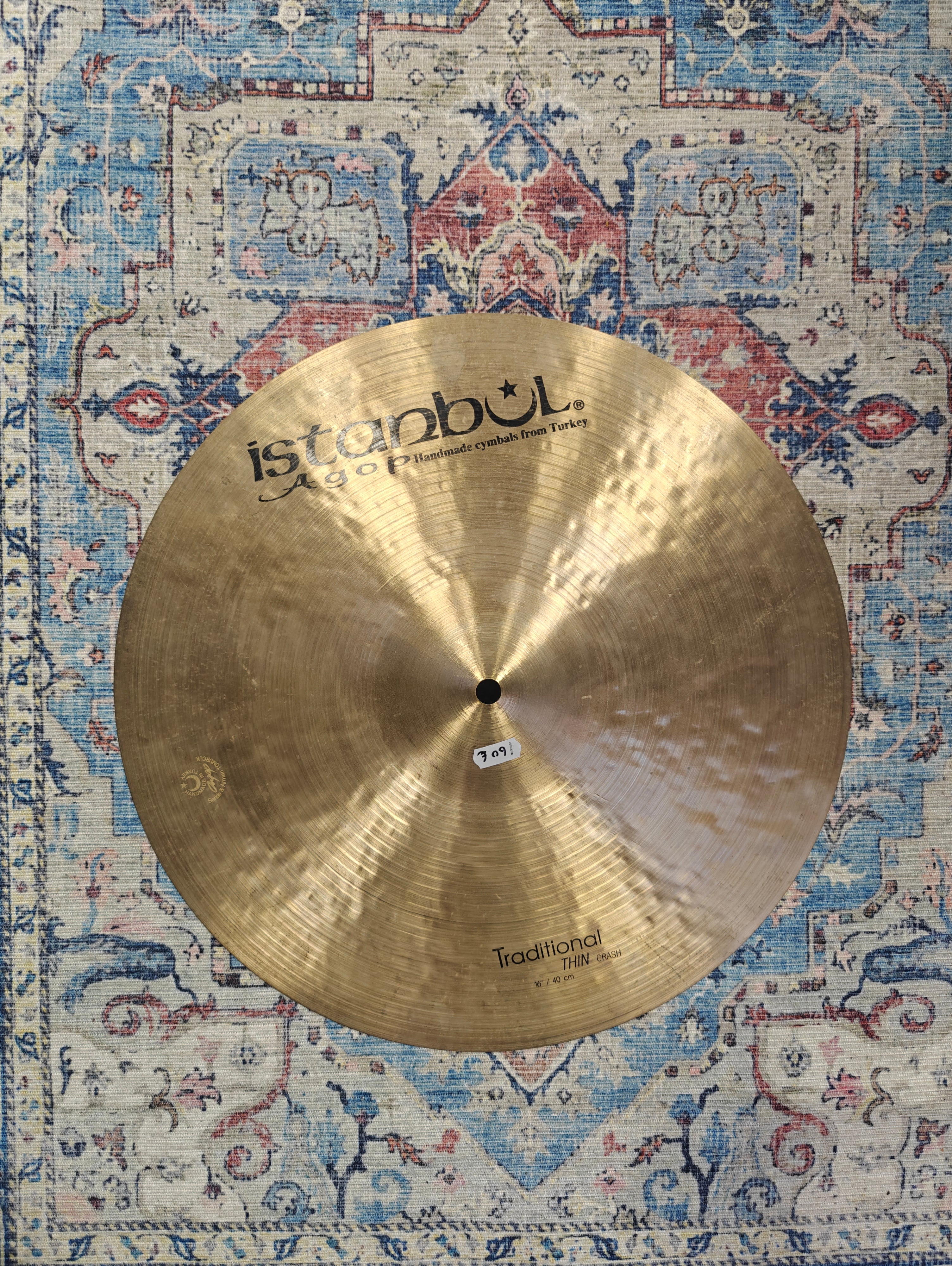 Istanbul Agop Traditional Thin Crash 16" 960 g