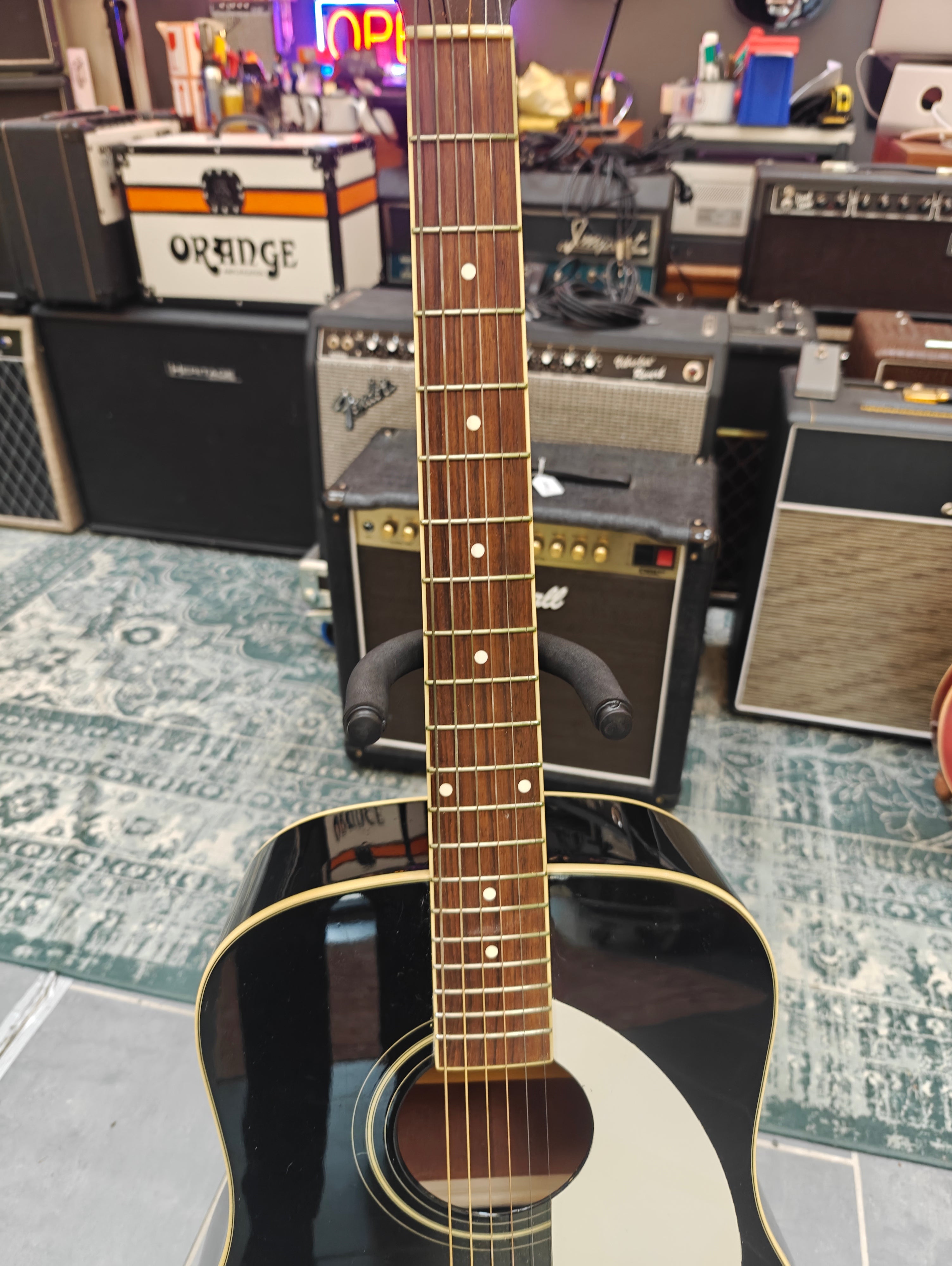 Fender Squier Hello Kitty Acoustic Guitar Black
