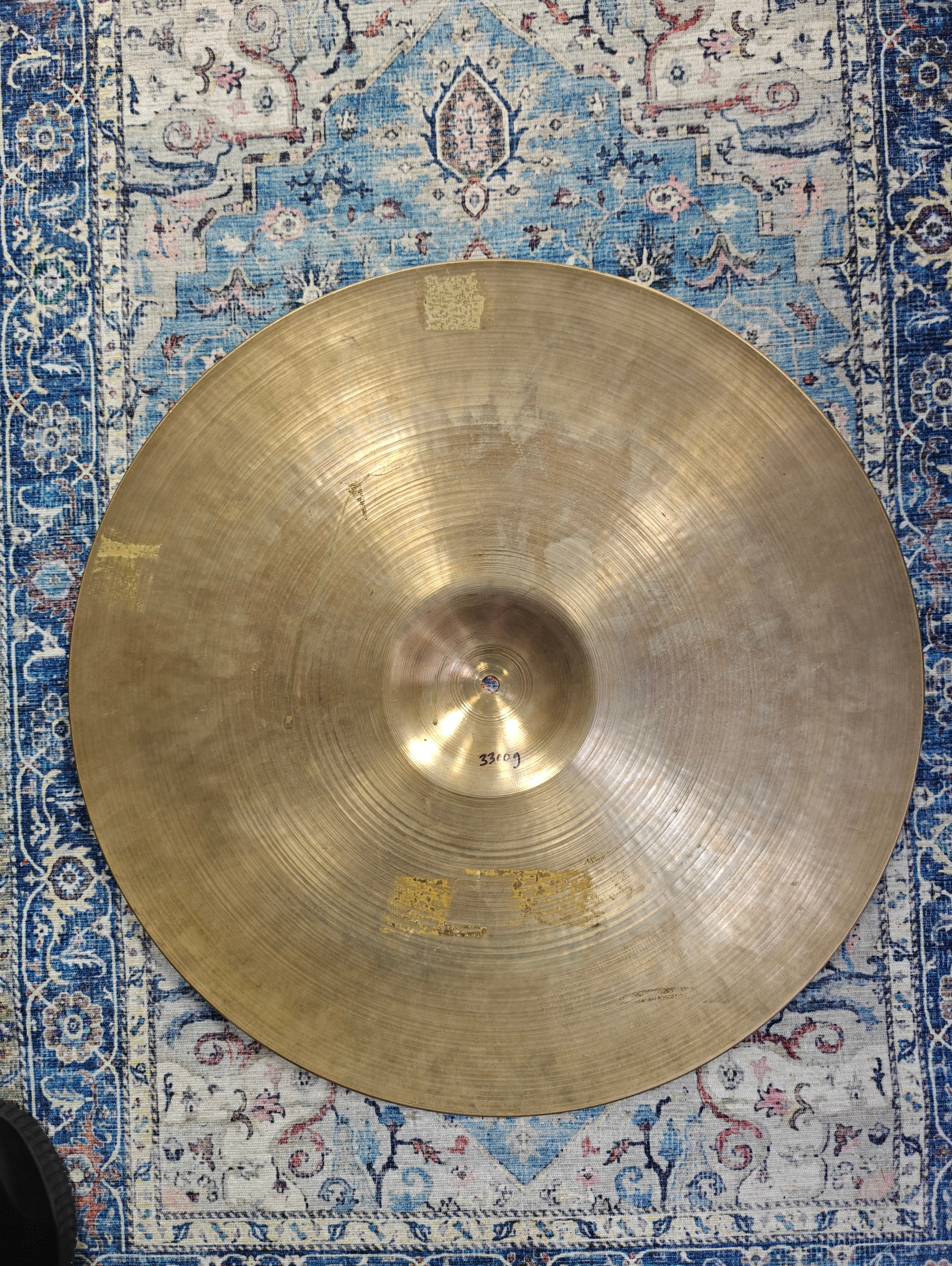 Avedis Zildjian Made in USA 22" Ride 3300g 1960s