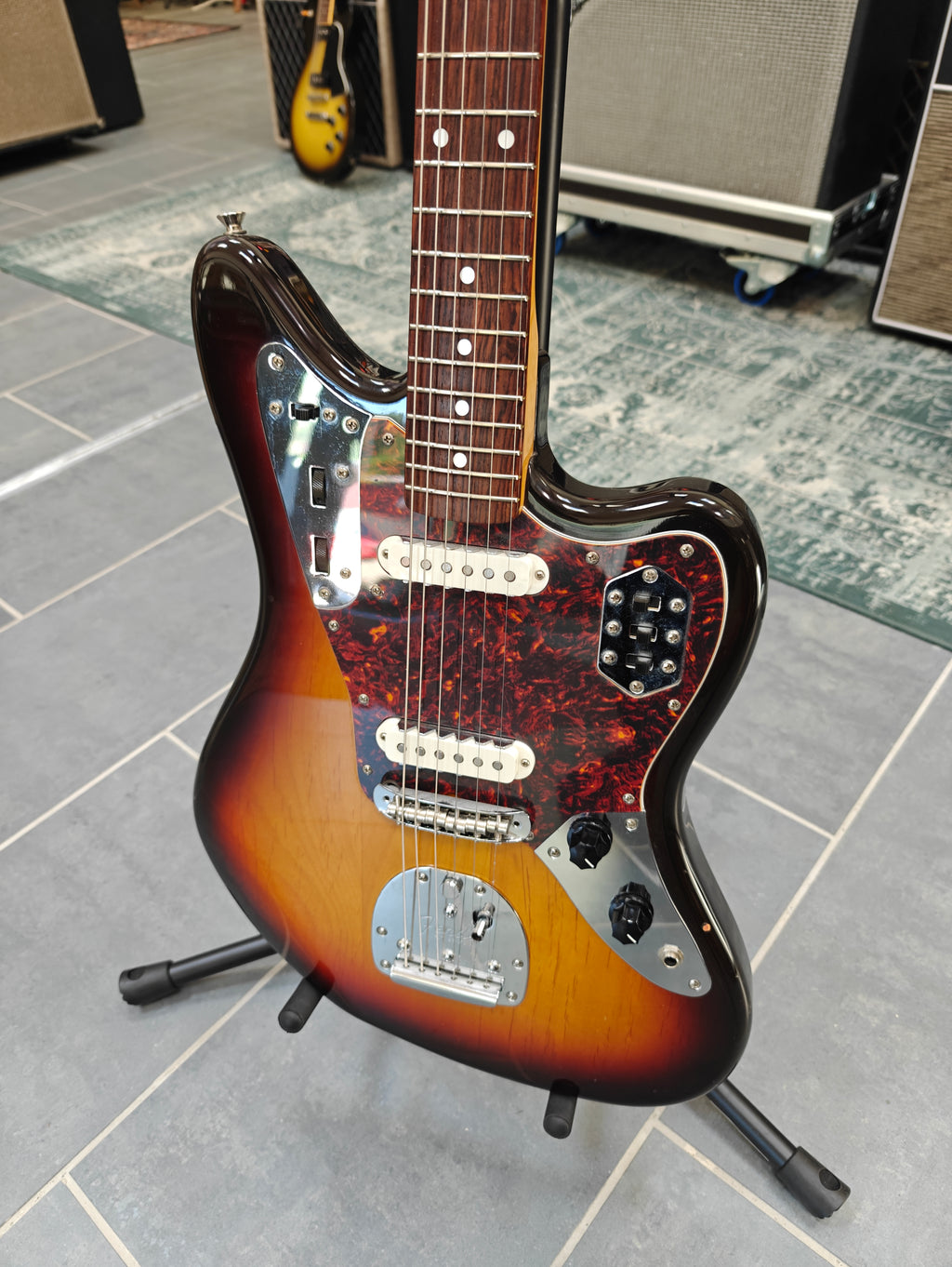 Fender Japan Jaguar 62 Vintage Reissue JG66 3-tone Sunburst 2002