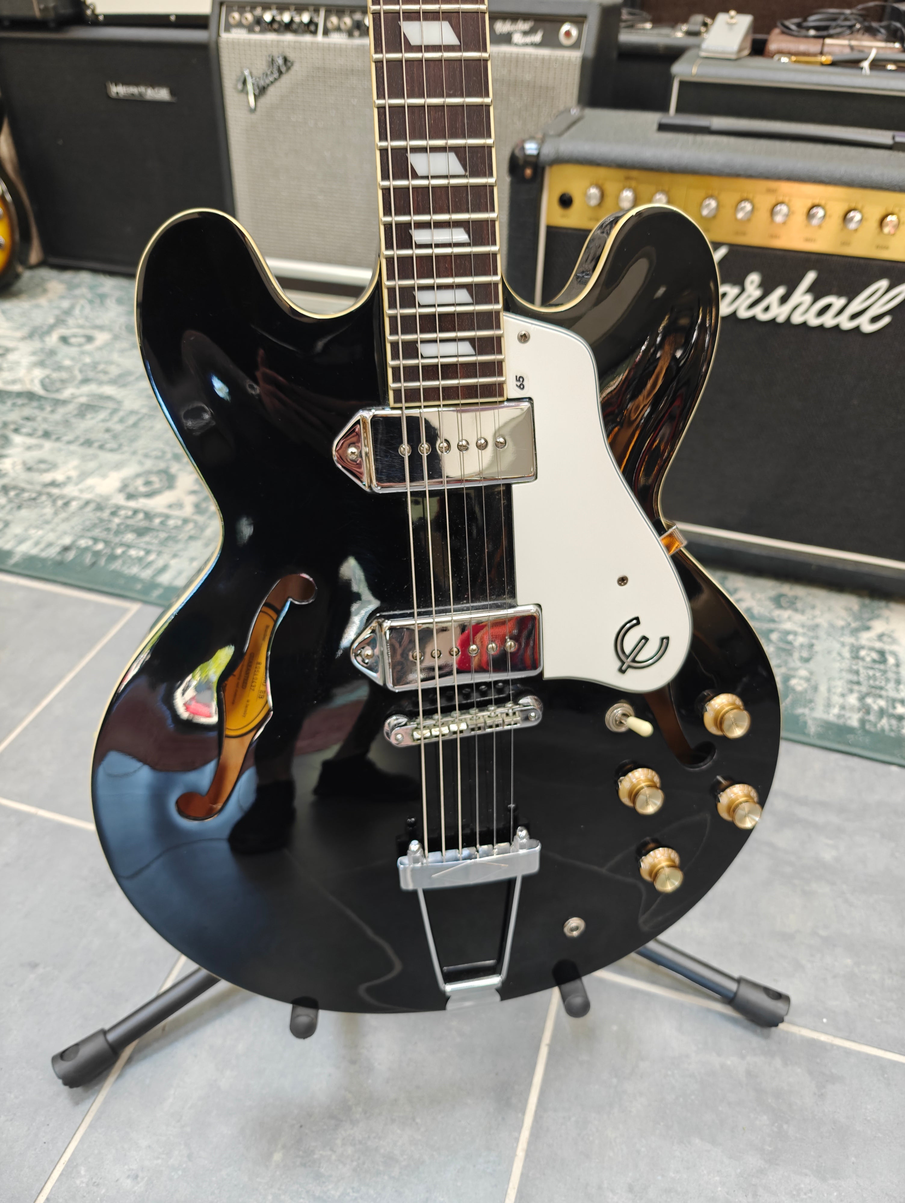 Epiphone Casino Ebony 2005 Made in Korea Peerless Factory