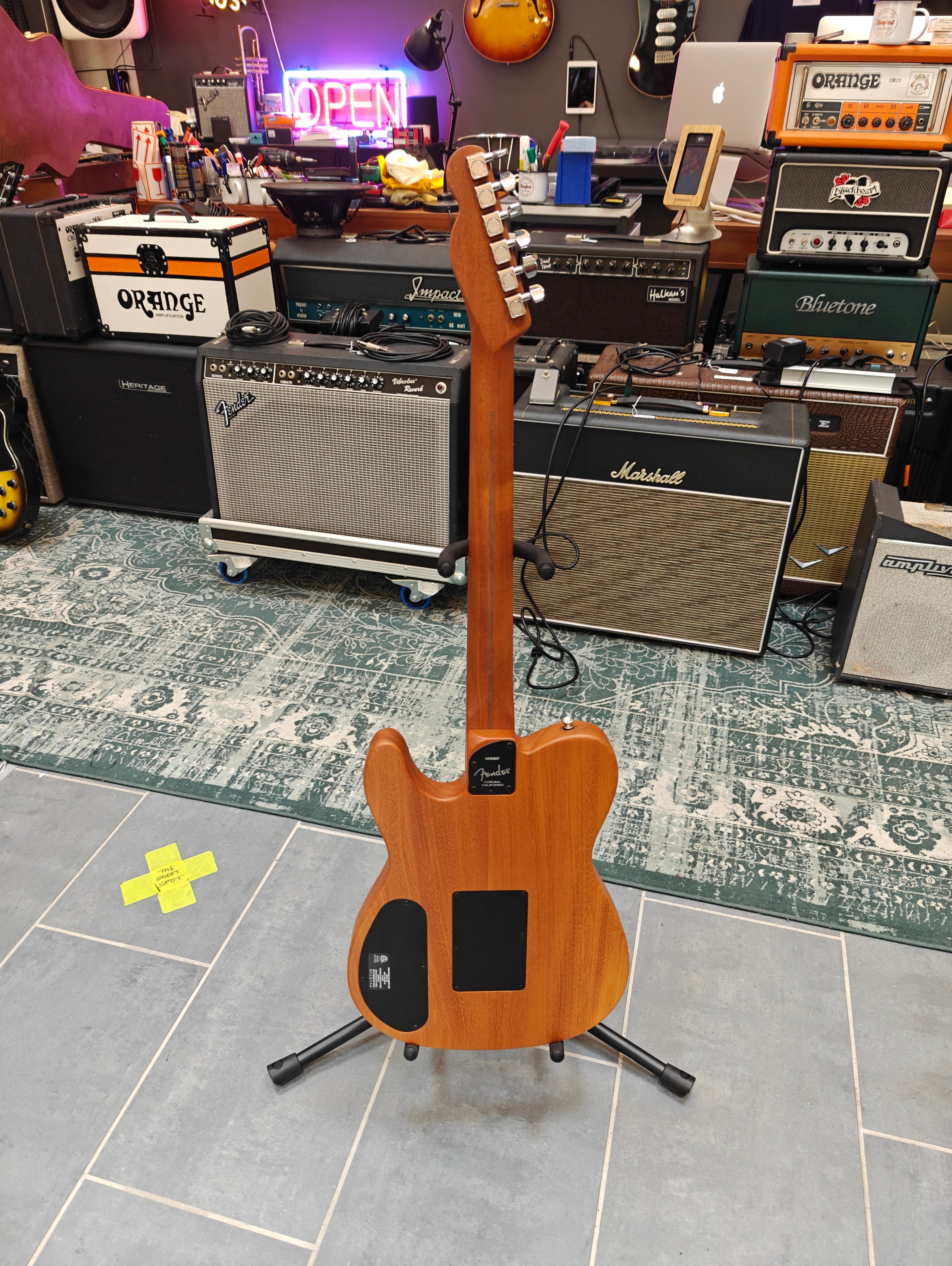 Fender American Acoustasonic Telecaster Translucent Surf Green