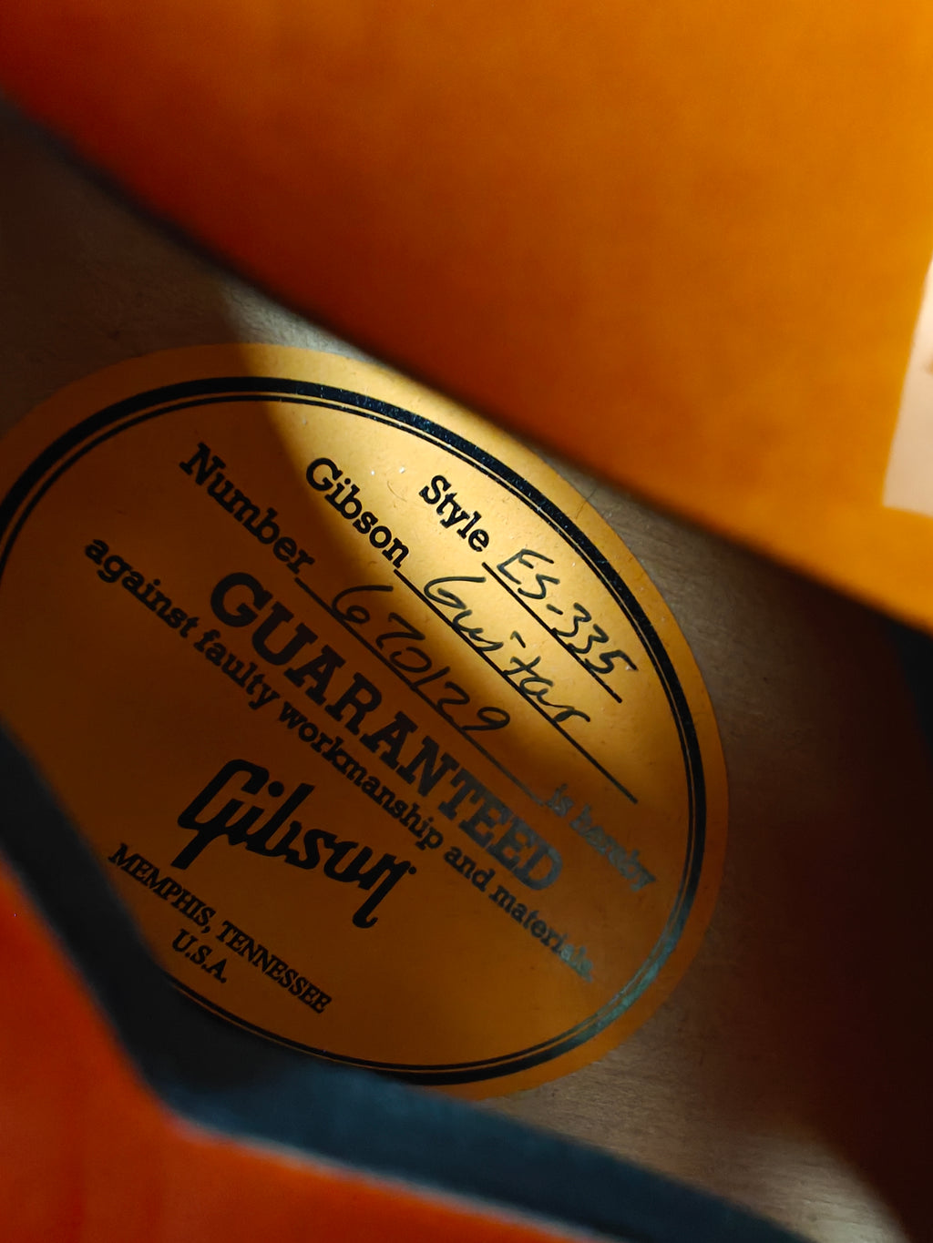 Gibson Memphis Limited 1969 Reissue ES-335 2018