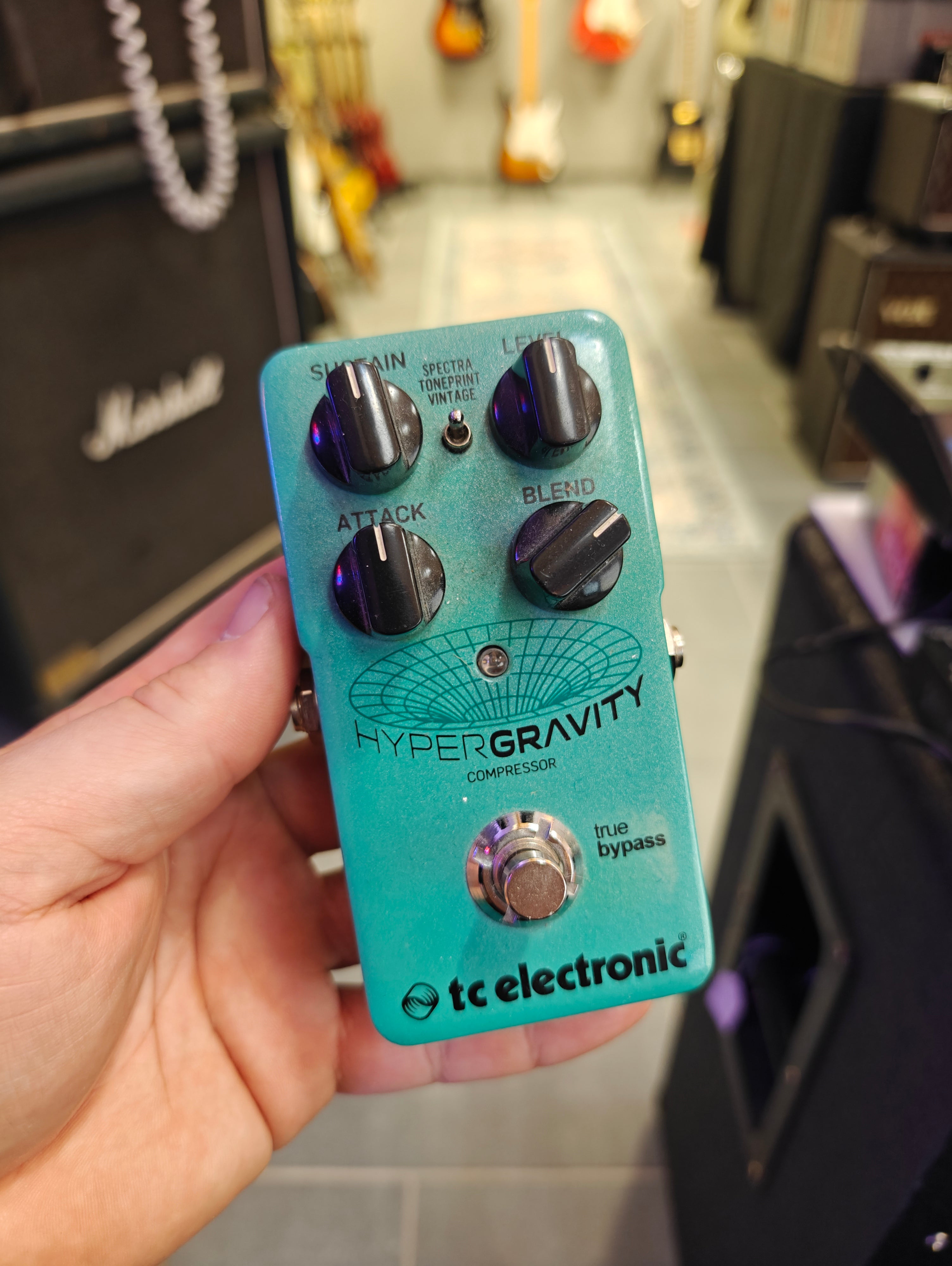 ギター tc electronic  hyper gravity TC Electronic HyperGravity Compressor Guitar Pedal