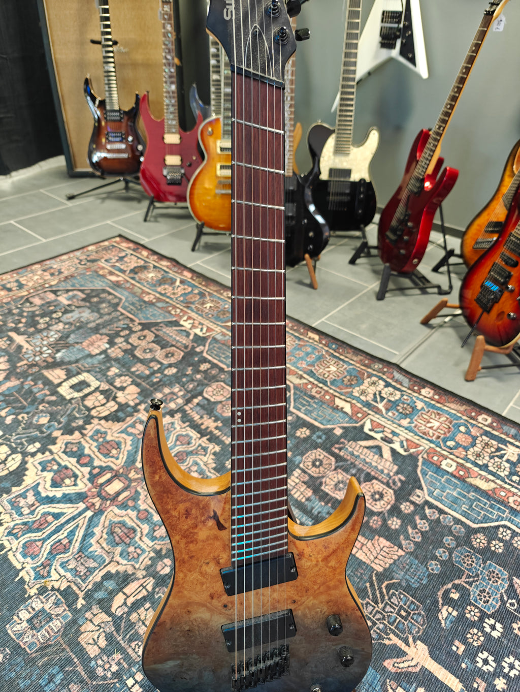 SubZero Generation Pro Fanned Fret 7 Ocean Fade