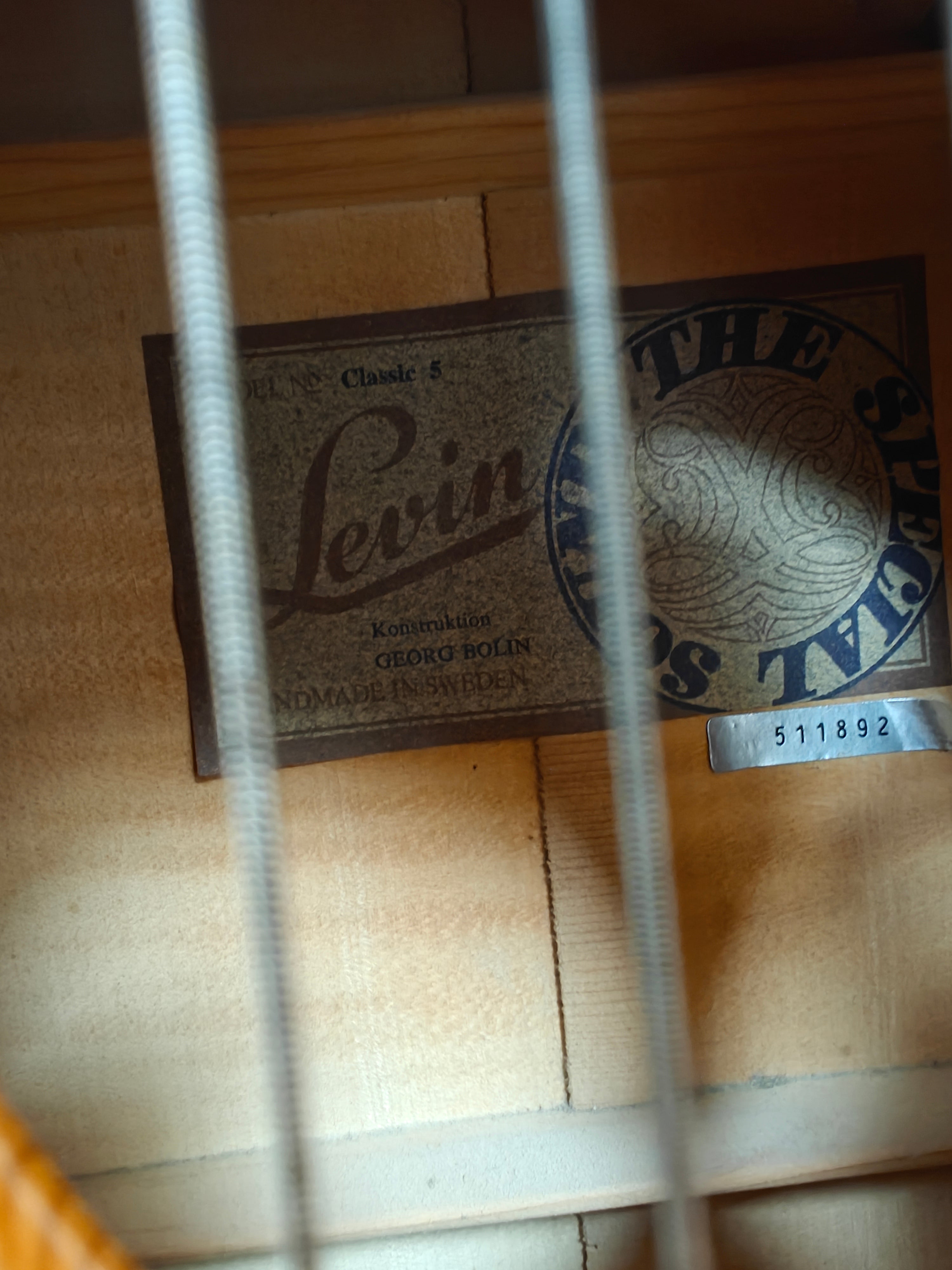Levin Georg Bolin Classic 5 1971