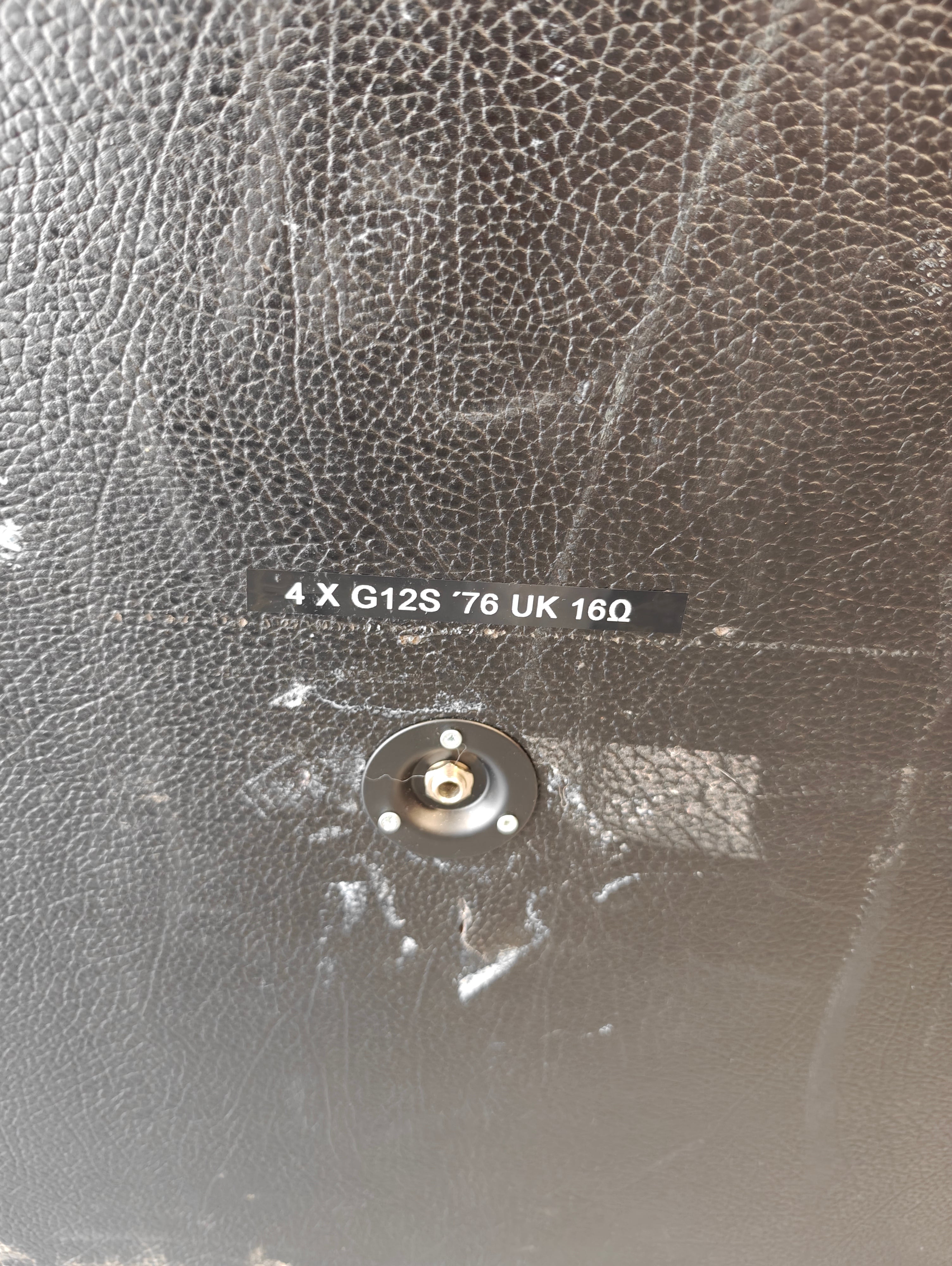 Monster Gabinete 4x12" con Altavoces G12S de los 70s