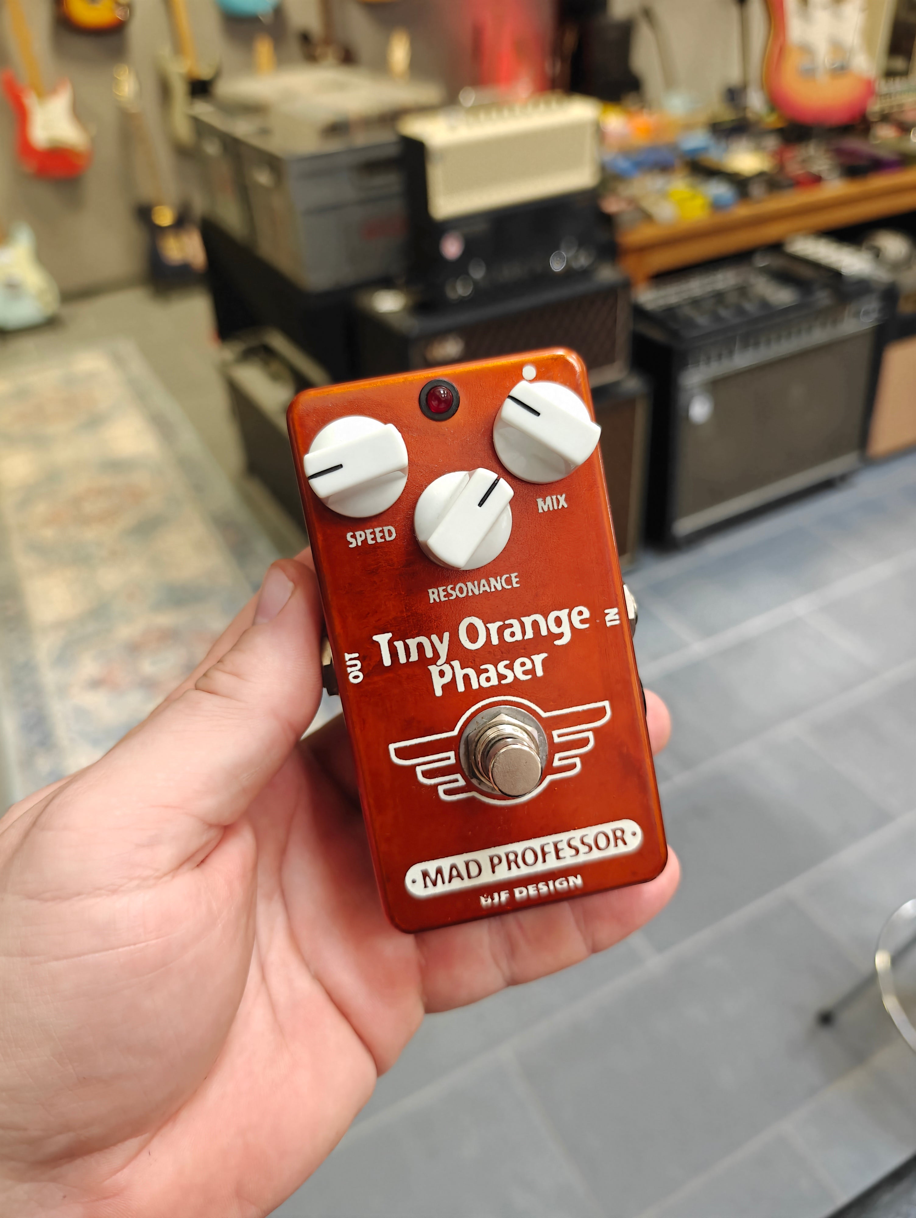 希少MAD PROFESSOR TINY ORANGE PHASER フェイザー MAD PROFESSOR TINY ORANGE PHASER HW（管理番号：403） - TOKYO