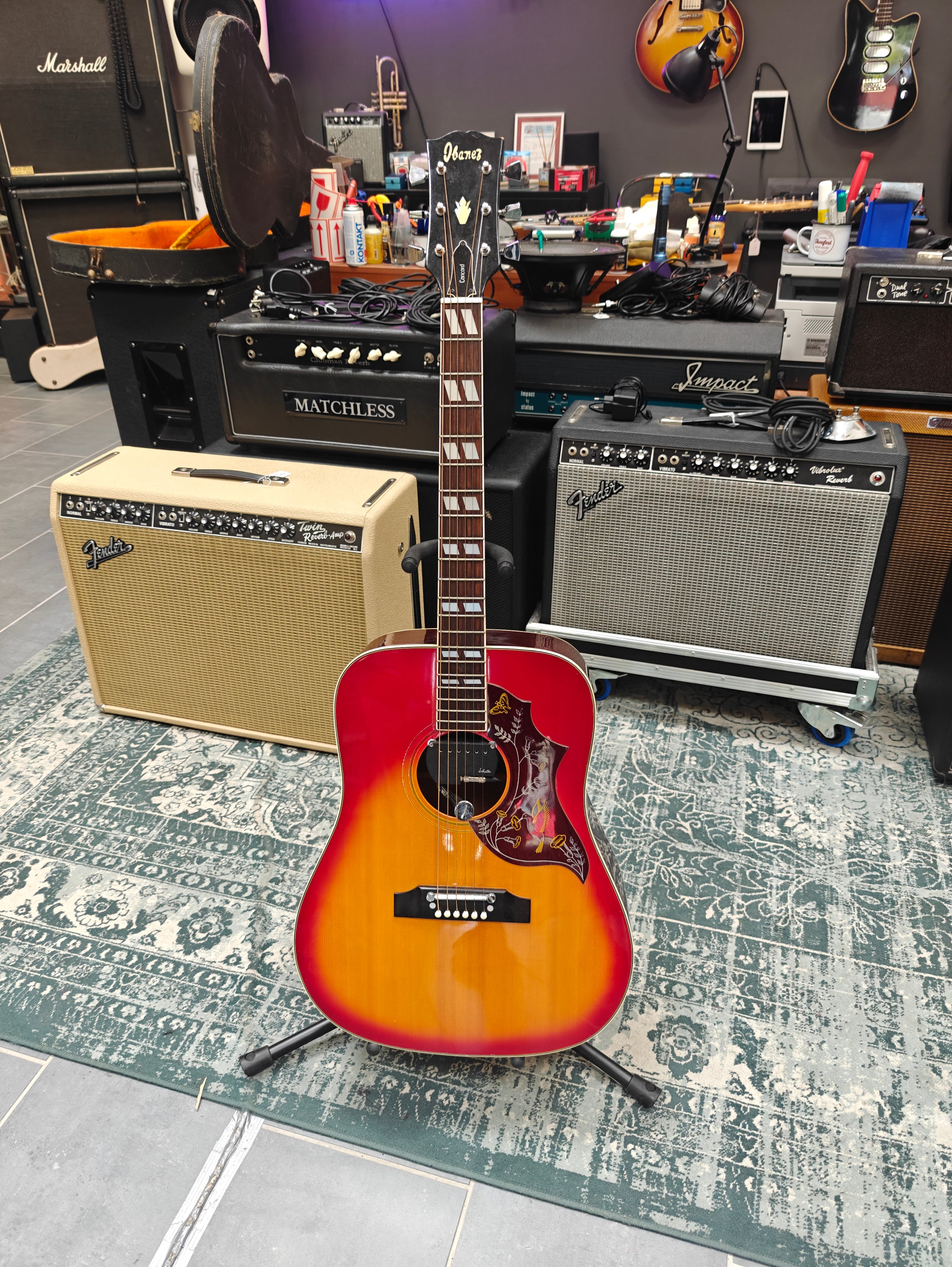 Ibanez Model 684 Concord sunburst 1970s