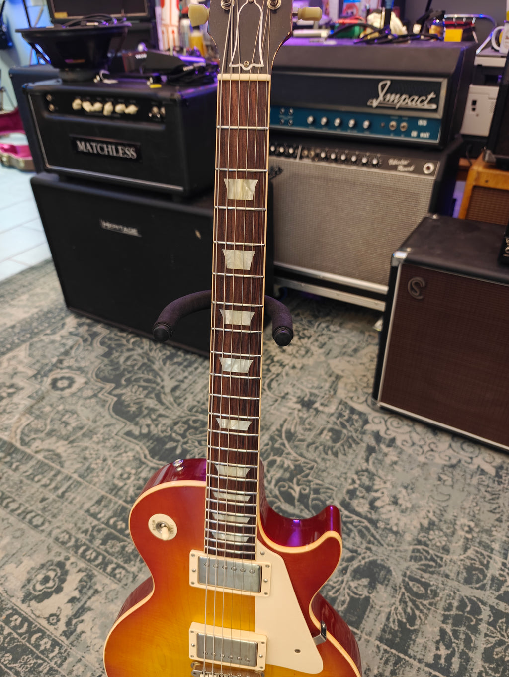 Gibson Custom Shop Les Paul 1958 Reissue Aged Washed Cherry 2012