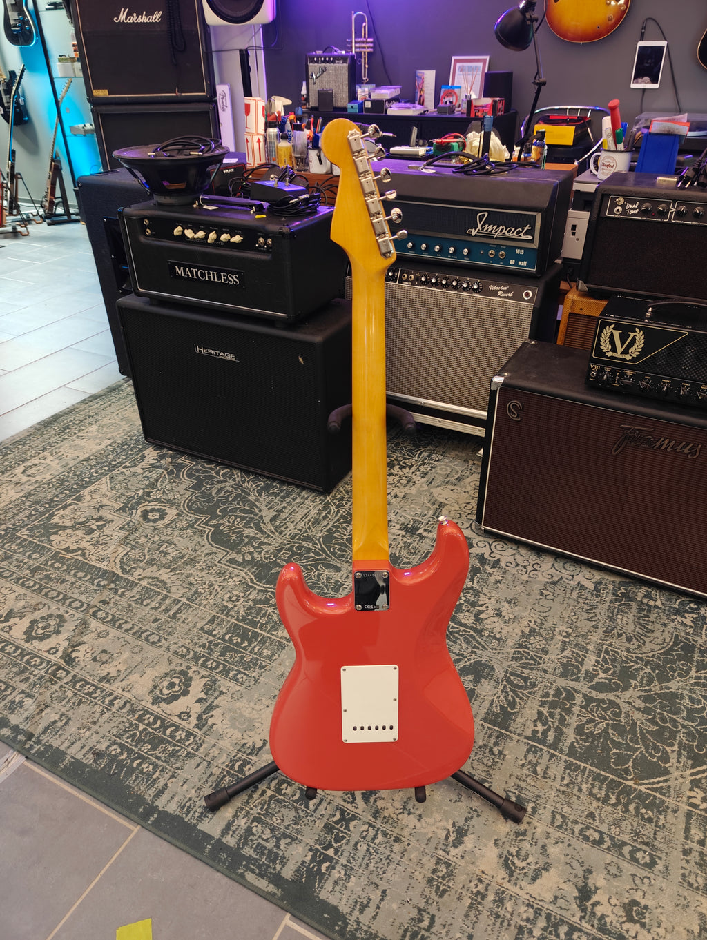 Fender American Vintage II Stratocaster Fiesta Red 2024